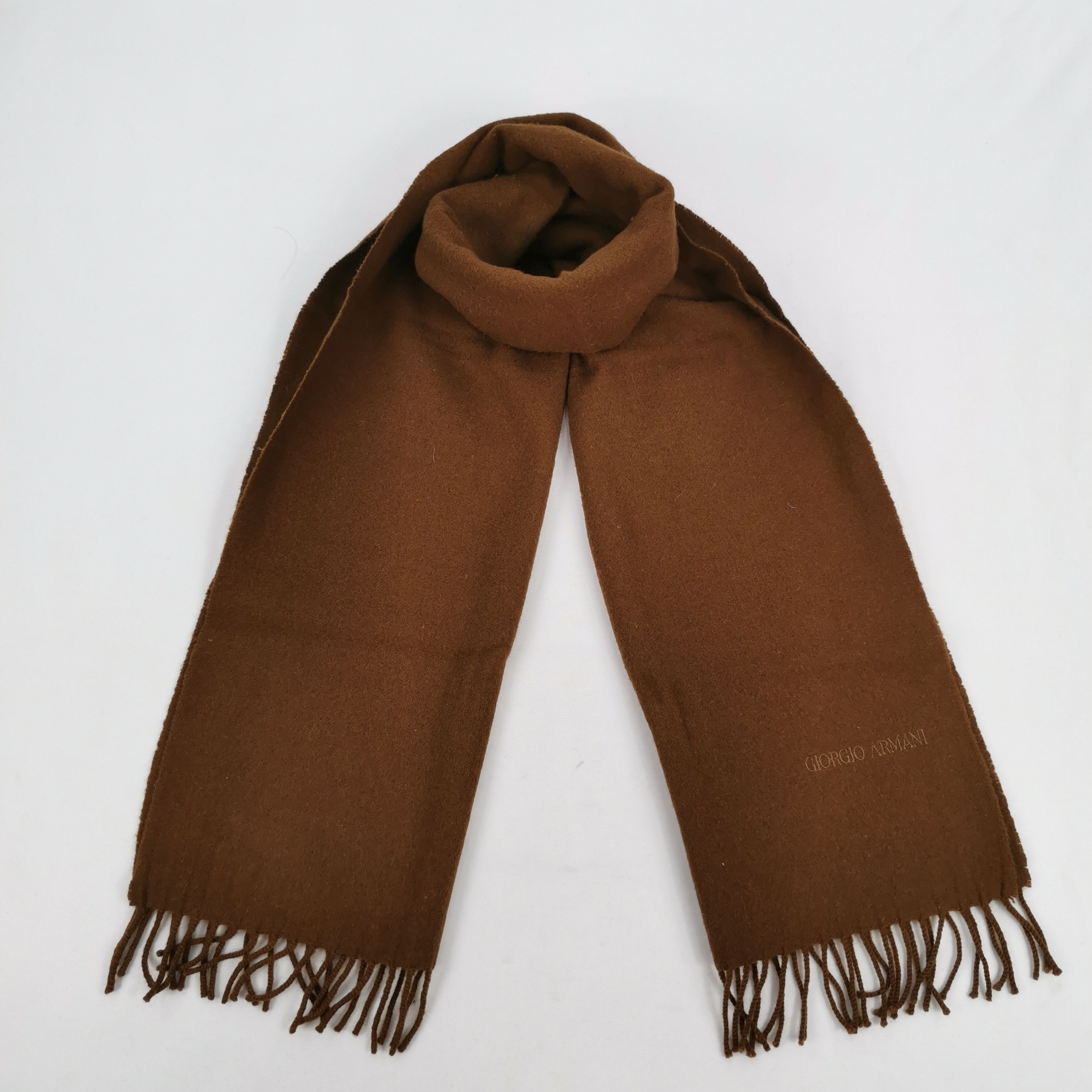 Vintage Giorgio Armani Scarf Muffler Wool Cashmere Scarves