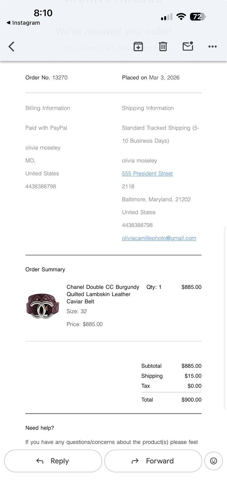 Chanel Chanel Belt Size 32 - 8 Thumbnail