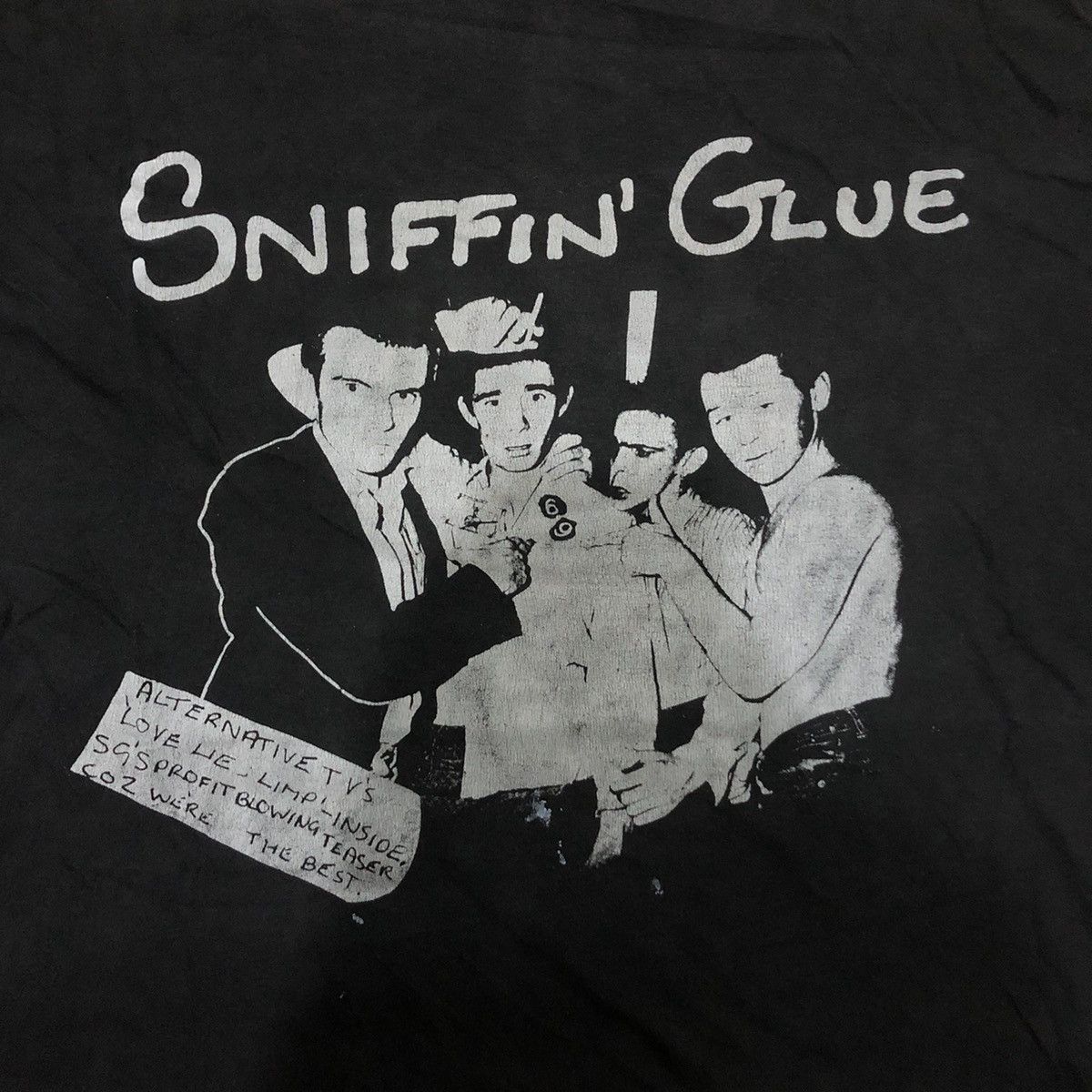 Vintage Vintage Sham 69 Sniffin’Glue Shirt Size US M / EU 48-50 / 2 - 2 Thumbnail