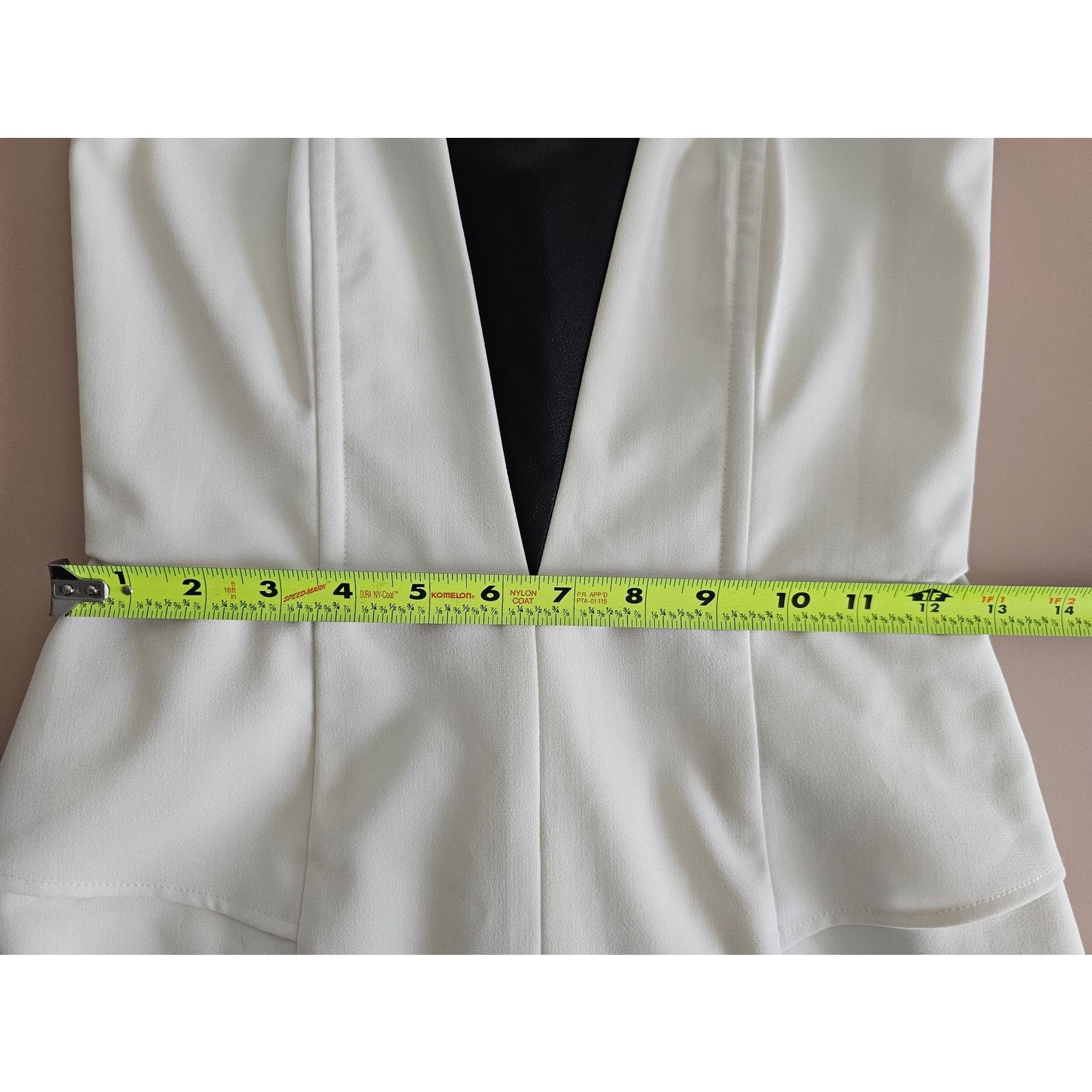 Mason's MASON Ivory Strapless Cocktail Mini Dress w/Lambskin 2 Size XS / US 0-2 / IT 36-38 - 5 Thumbnail