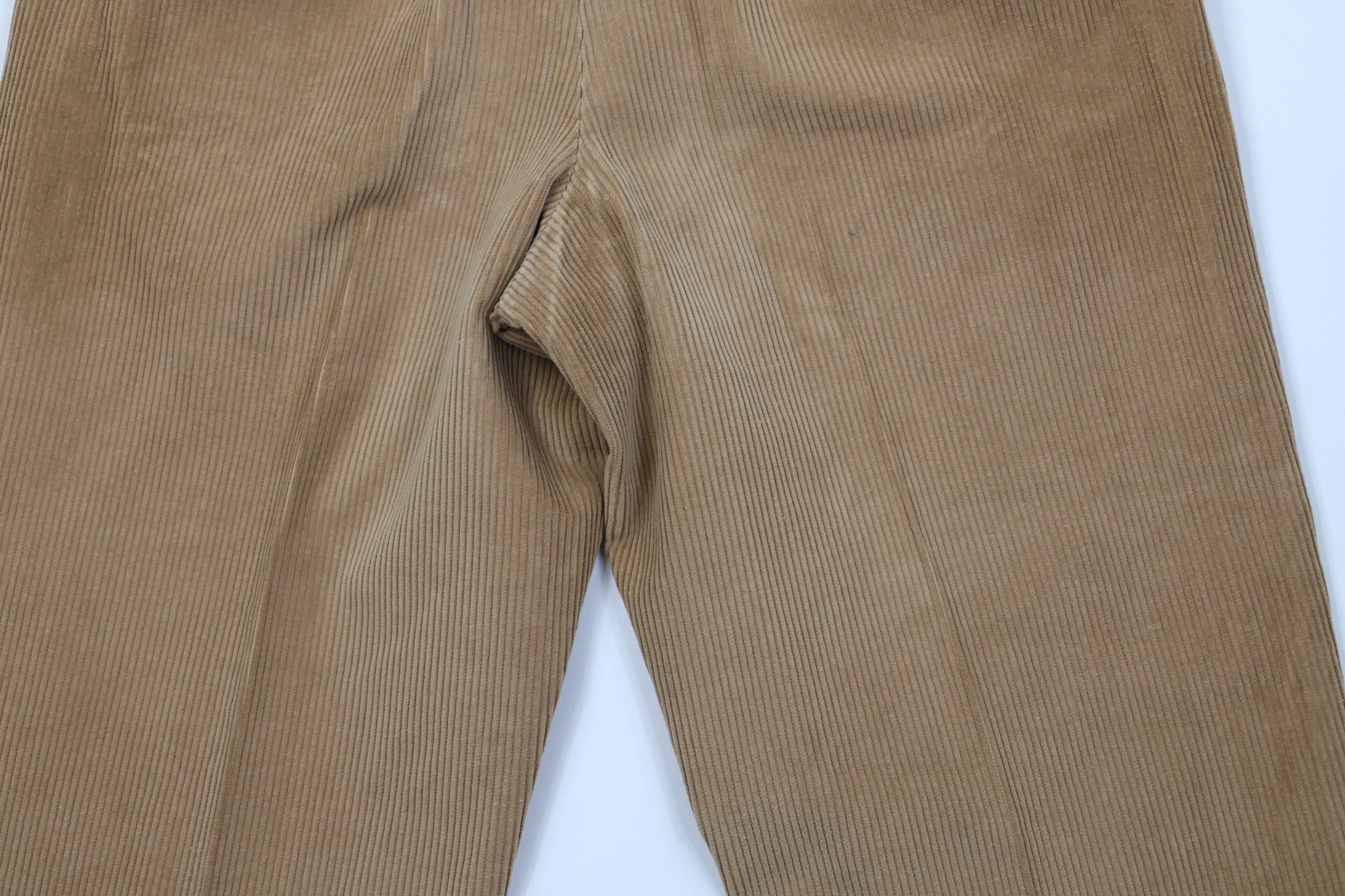 L.L. Bean Vtg 90s LL Bean Wide Leg Corduroy Chino Pants Trousers Beige Size US 34 / EU 50 - 12 Thumbnail