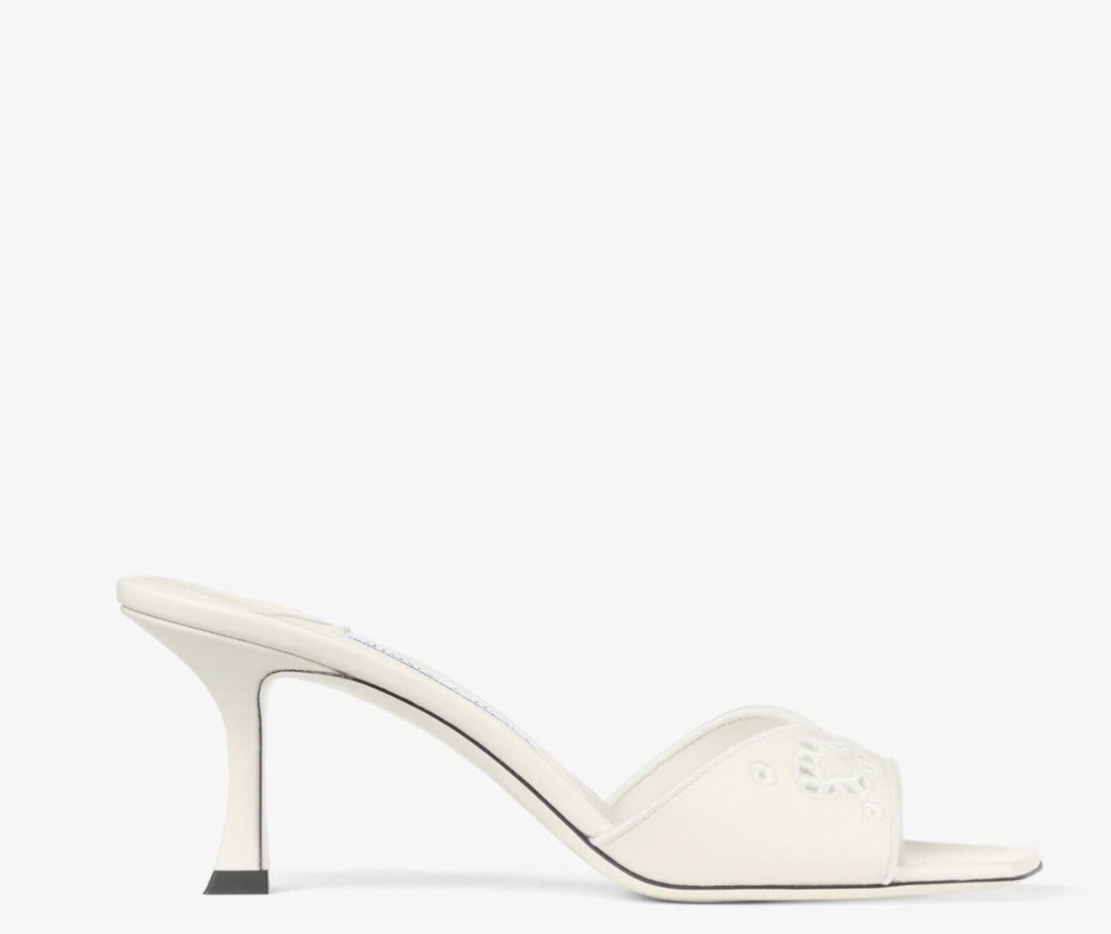 Jimmy Choo Jimmy Choo Skye Leather Sandals Size US 7.5 / IT 37.5 - 1 Thumbnail