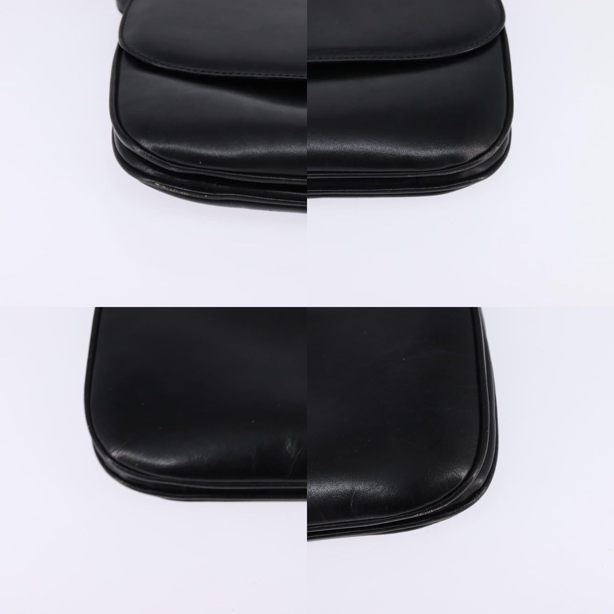 Celine CELINE Shoulder Bag Leather Black Gold Size ONE SIZE - 10 Thumbnail