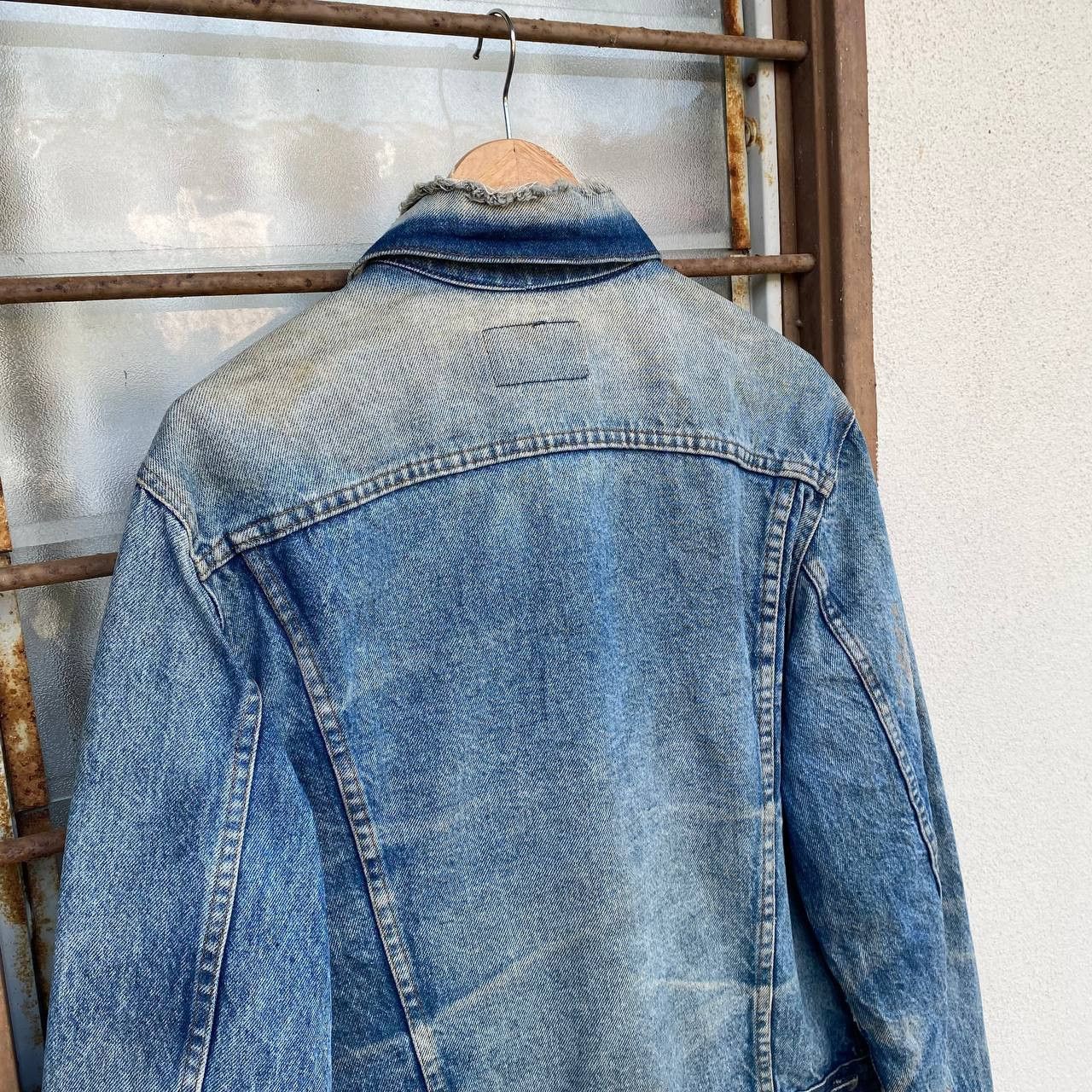 Levi's CRAZY PIECES LEVIS VINTAGE HONEYCOMBS FADED DISTRESSED DENIM Size US M / EU 48-50 / 2 - 8 Thumbnail
