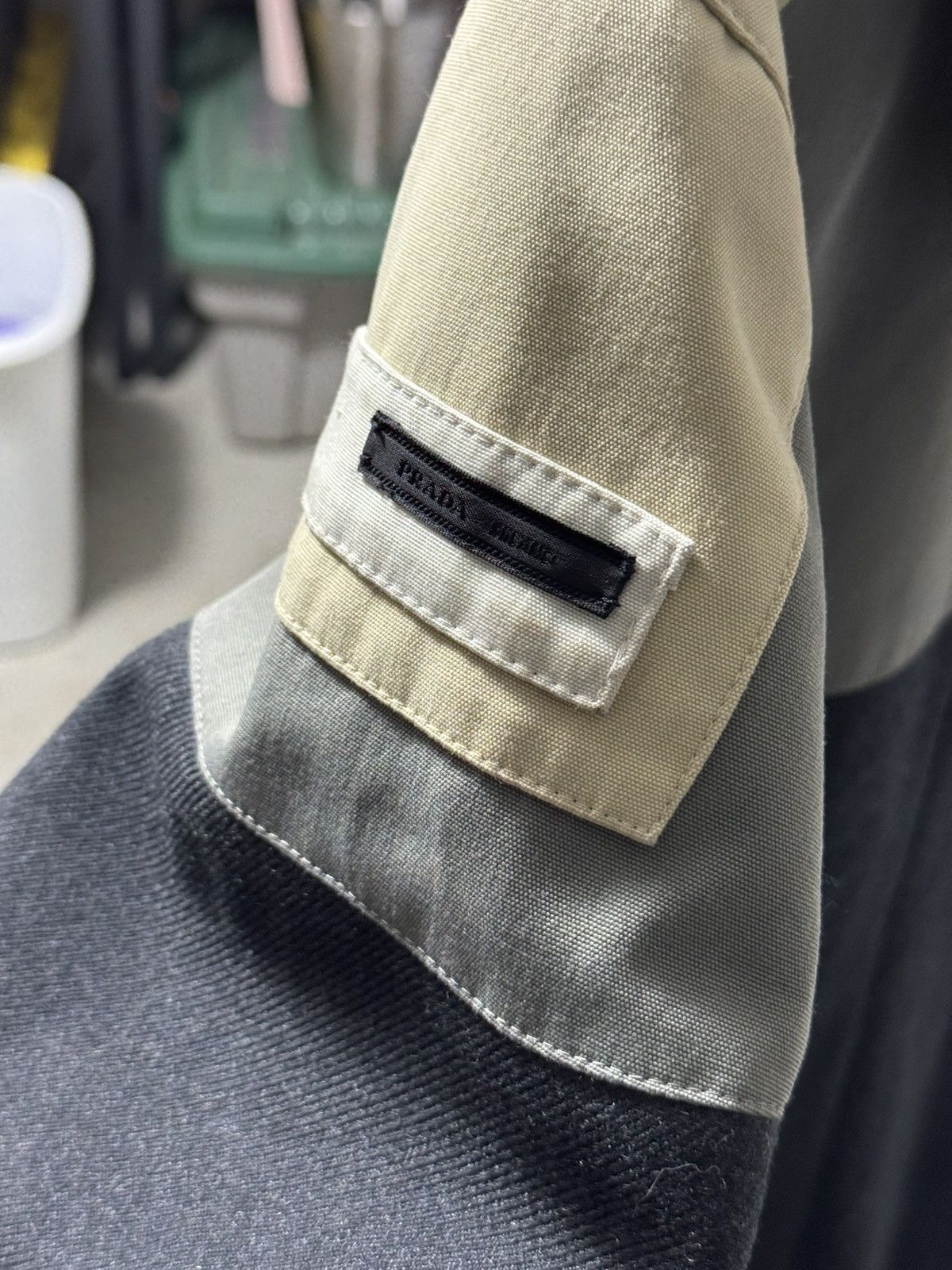 Prada Prada FW 2007 Colorblock Wool Long Coat Size US L / EU 52-54 / 3 - 7 Thumbnail