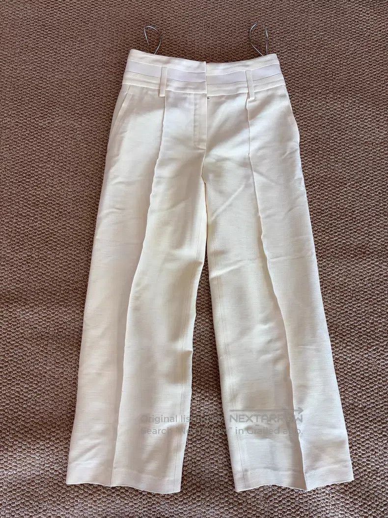 Hermes Hermes Goat Yellow Wool and Silk Patchwork Pants Size 42" / US 20 - 1 Thumbnail