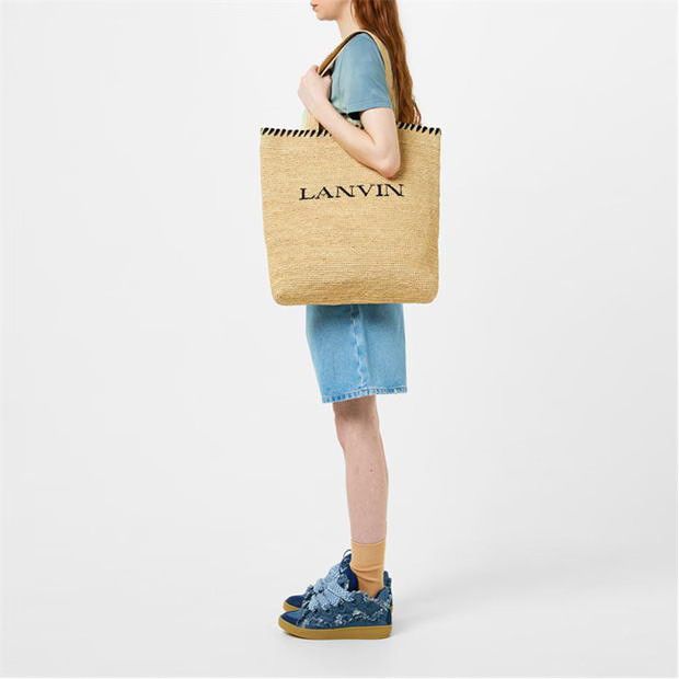 Lanvin o1g2r1mq1024 Denim Sneakers in Blue Size US 8 / IT 38 - 6 Thumbnail