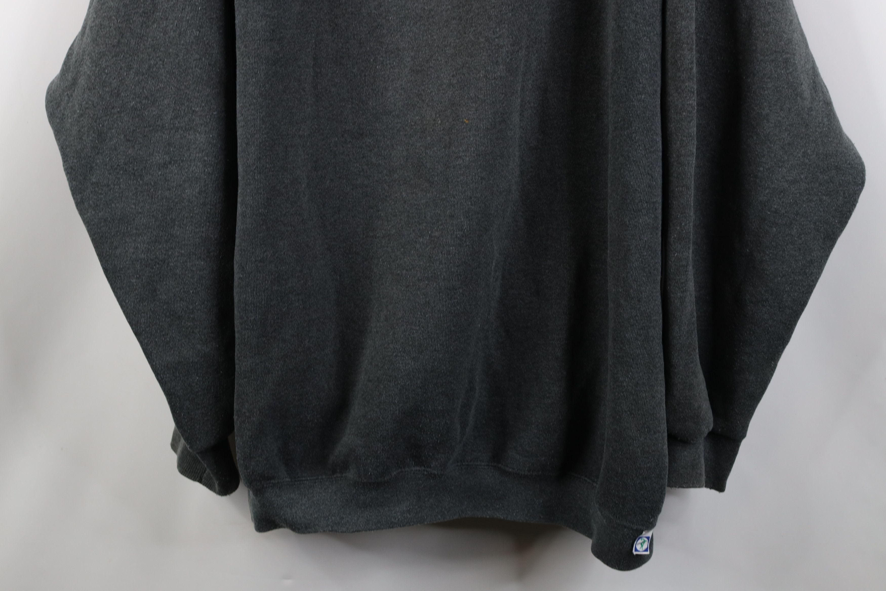 Vintage Vintage 90s Streetwear Blank Crewneck Sweatshirt Gray USA Size US XXL / EU 58 / 5 - 3 Thumbnail