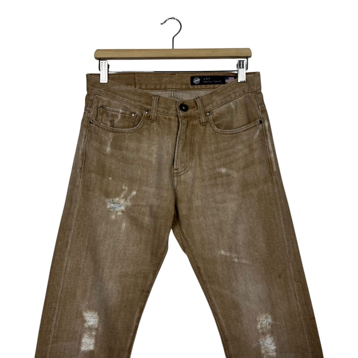 Japanese Brand Vintage Back Number Distressed Pants Size 32" / US 10 / IT 46 - 3 Thumbnail