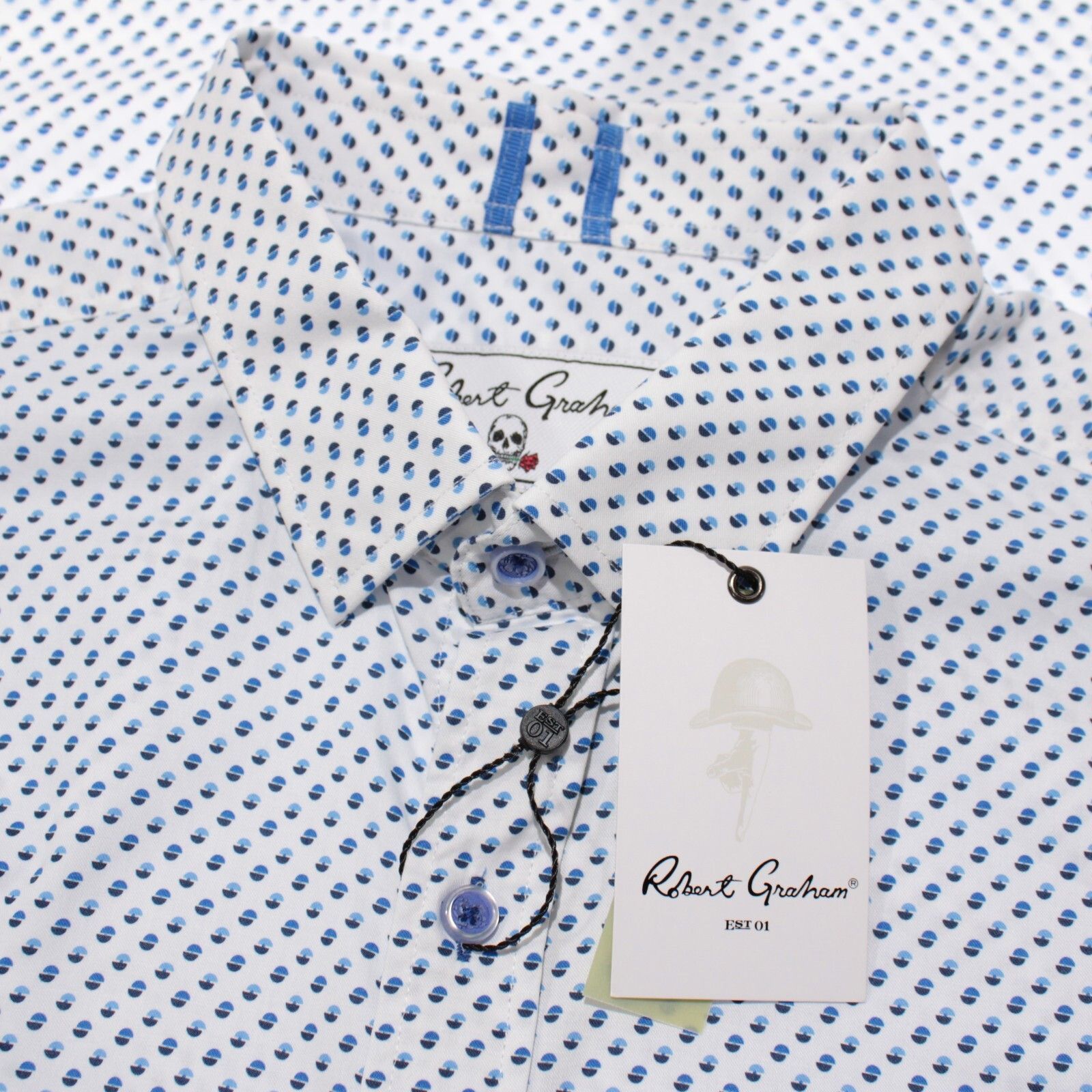 Robert Graham Robert Graham New with tags Shirt Size L US In White Size US L / EU 52-54 / 3 - 1 Thumbnail