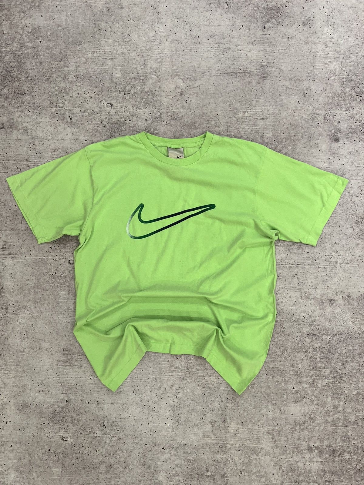 Nike × Vintage 🩸RARE🩸Nike Vintage y2k Swoosh Logo T Shirt Size US L / EU 52-54 / 3 - 1 Thumbnail