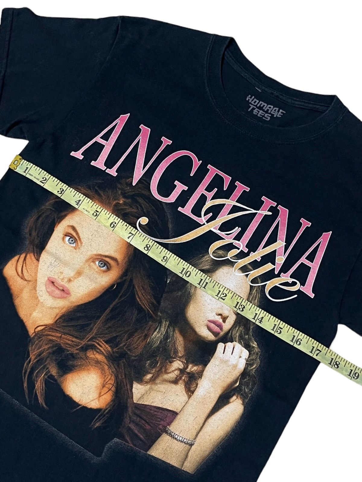 Band Tees ANGELINA JOLIE HOMAGE TEES T SHIRT Size US XS / EU 42 / 0 - 6 Thumbnail