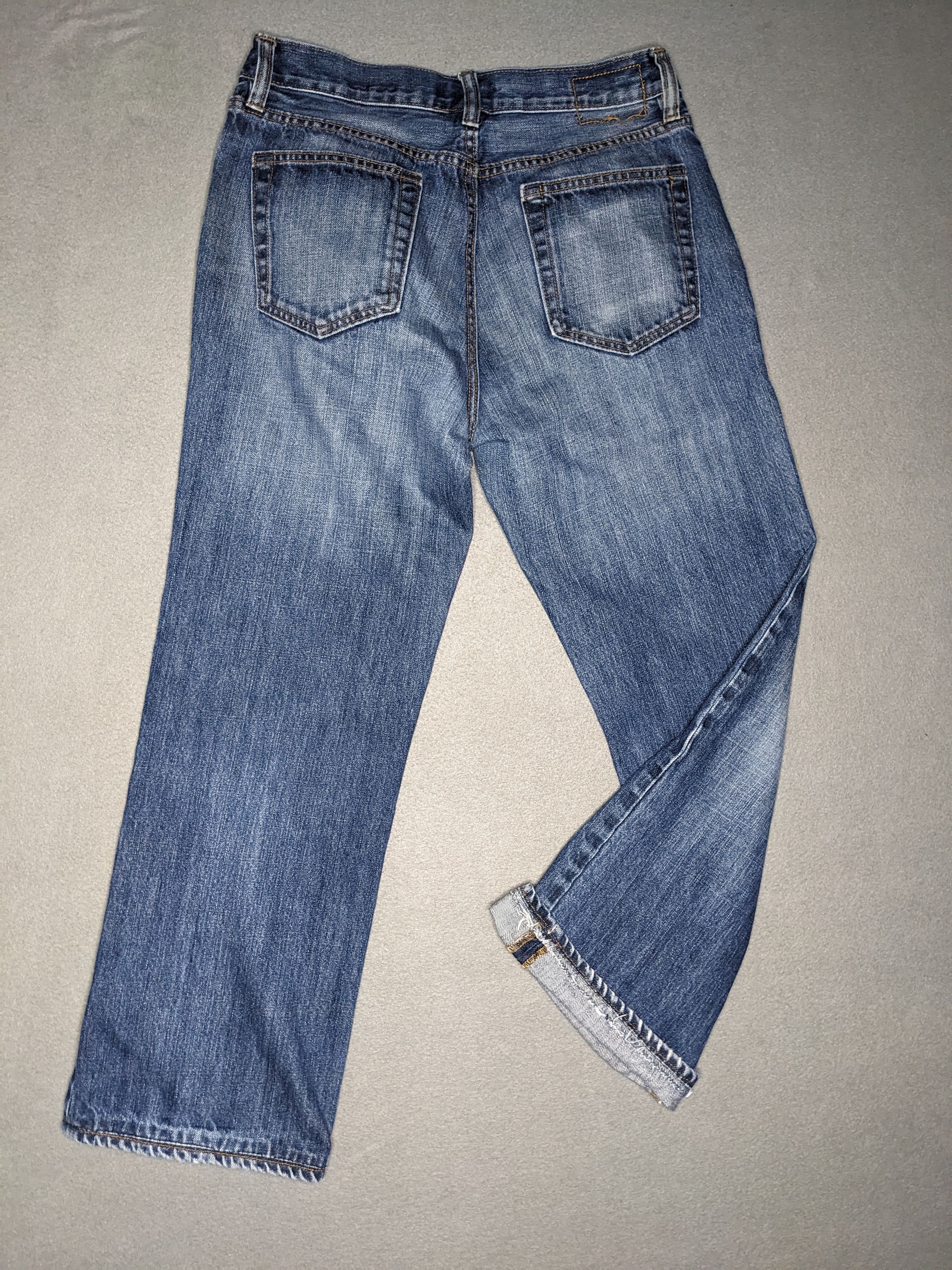 Gap VINTAGE Gap 1969 Jeans 30x28 Straight Wide Denim Size US 30 / EU 46 - 1 Thumbnail