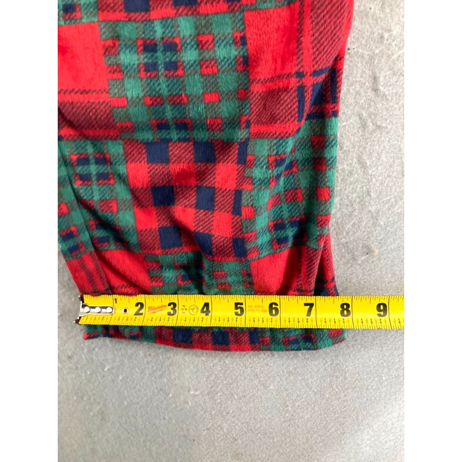 Vintage Saddlebred Mens Sleep Pants Small Red Plaid Patchwork Holiday Comfort Open Fly Lounge Pants S Mens Red Holiday Plaid Patchwork Cotton-Poly? Size US 29 - 5 Thumbnail