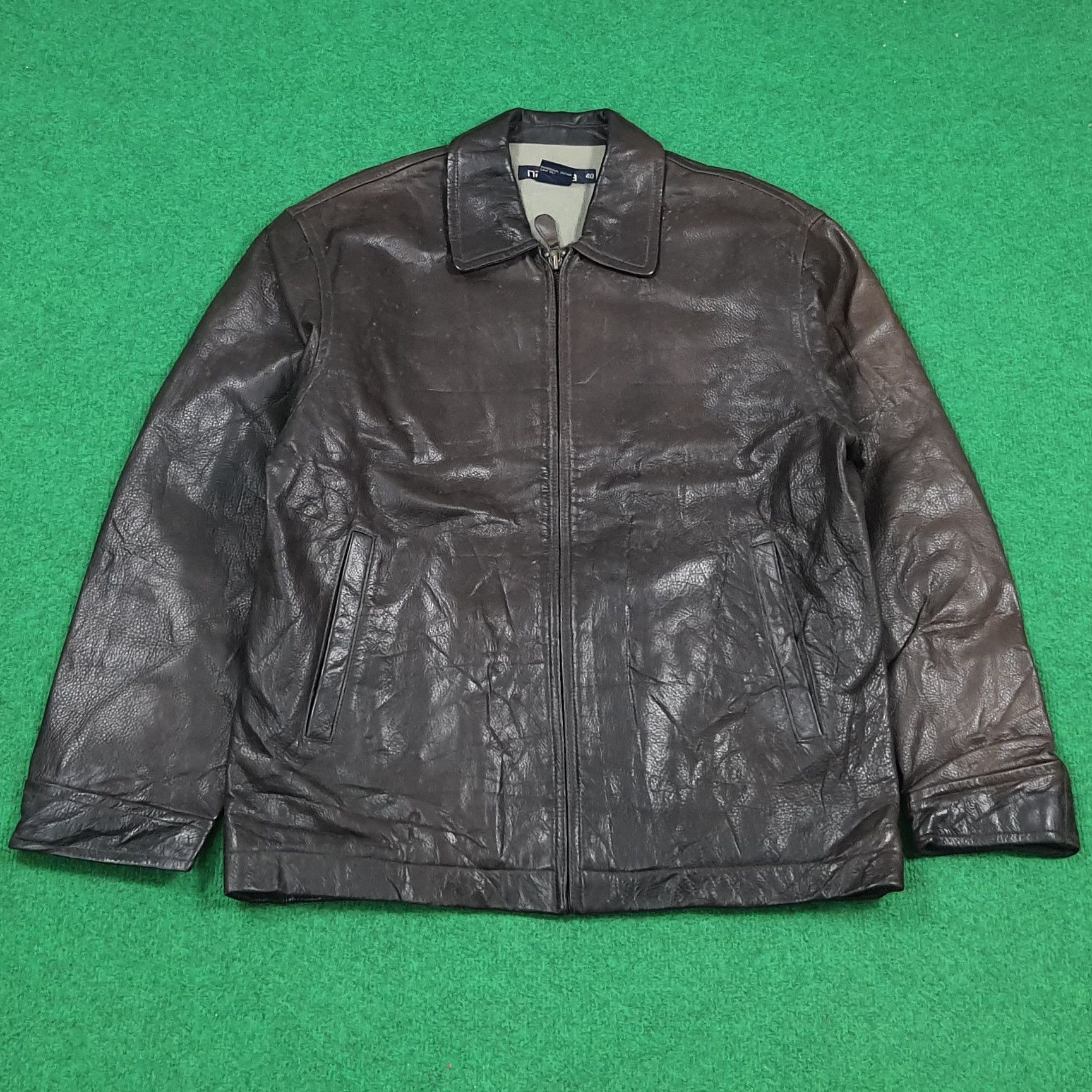 Nautica Vintage Nautica Custom Skeleton Bone Leather Jacket C290N28 Size US M / EU 48-50 / 2 - 3 Thumbnail