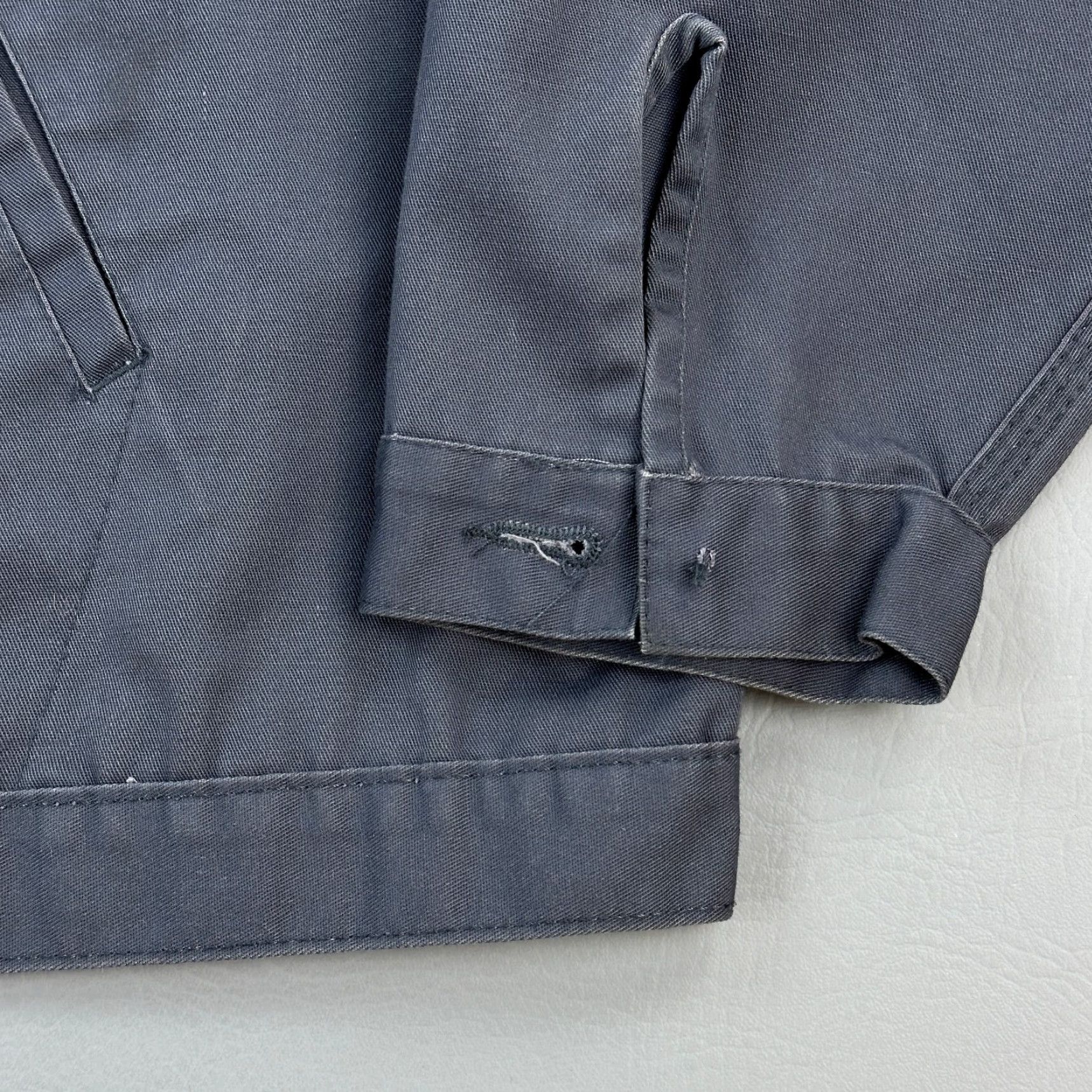 Dickies Dickies Eisenhower Jacket Mens 3XL Gray Full Zip Unlined Mechanics Workwear Y2K Vintage Size US XXL / EU 58 / 5 - 3 Thumbnail