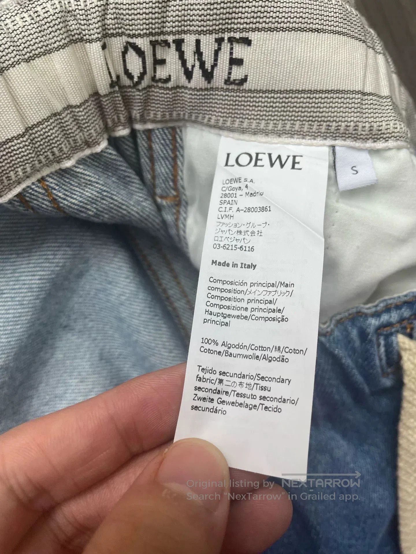 Loewe LOEWE Blue Side Stripe Drawstring Pants S. Size US 32 / EU 48 - 8 Thumbnail