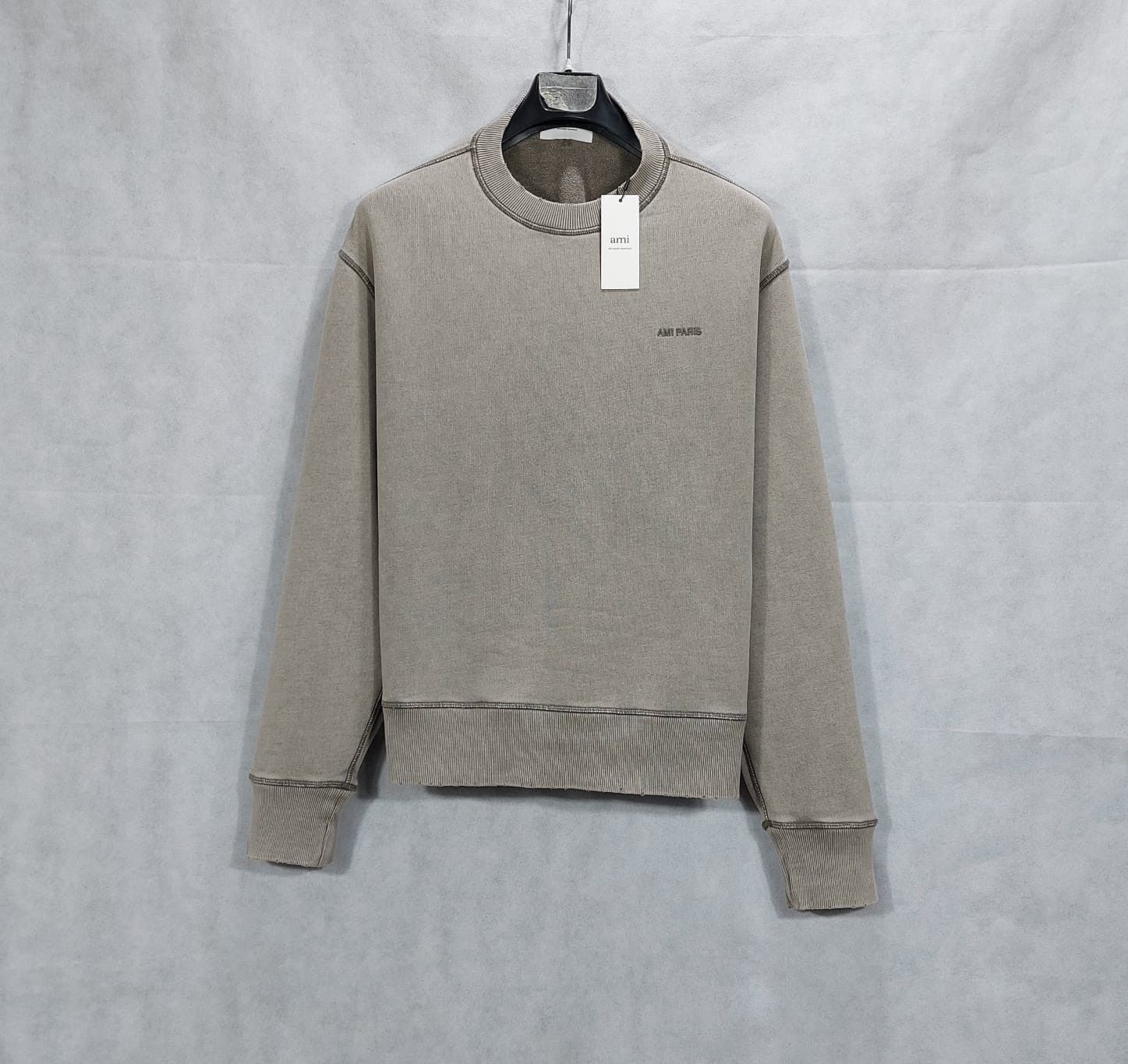 image of Ami Fade Out Sweatshirt in Argile, Men's (Size Medium)