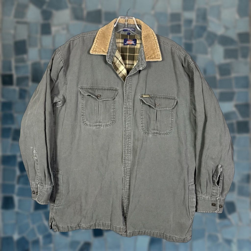 Dickies VINTAGE Dickies Jacket Mens L Chore Barn Workwear Field Utility Shirt Shacket Size US L / EU 52-54 / 3 - 1 Thumbnail