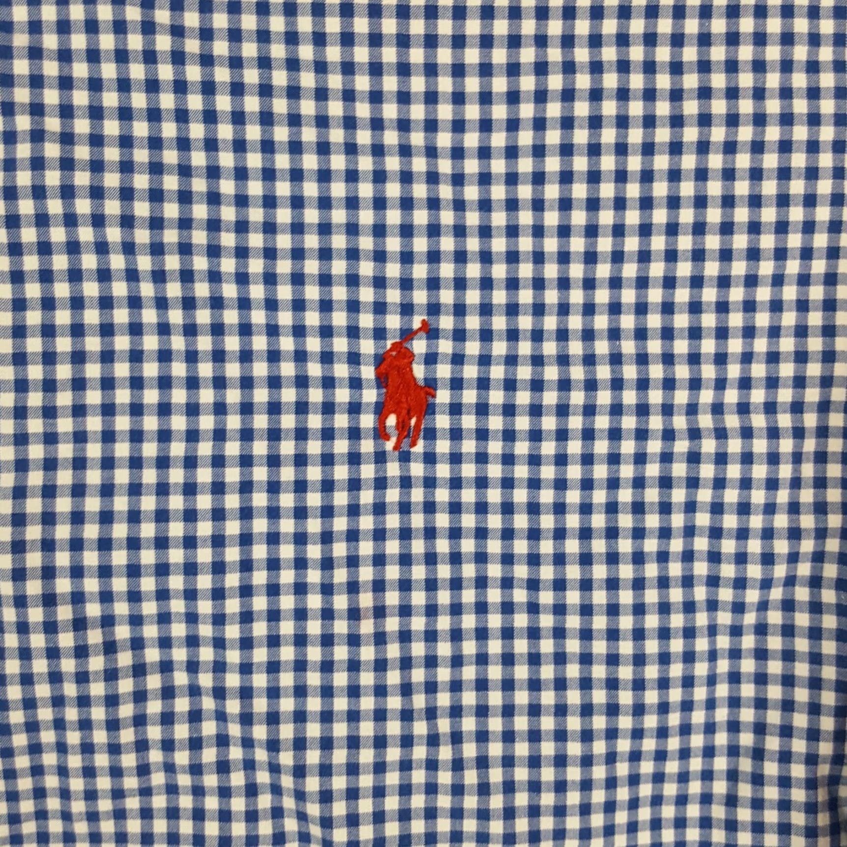 Ralph Lauren VINTAGE Ralph Lauren Shirt Button-Down Collared Gingham Plaid Blue Men's Size L Preppy Shirt Size US L / EU 52-54 / 3 - 3 Thumbnail