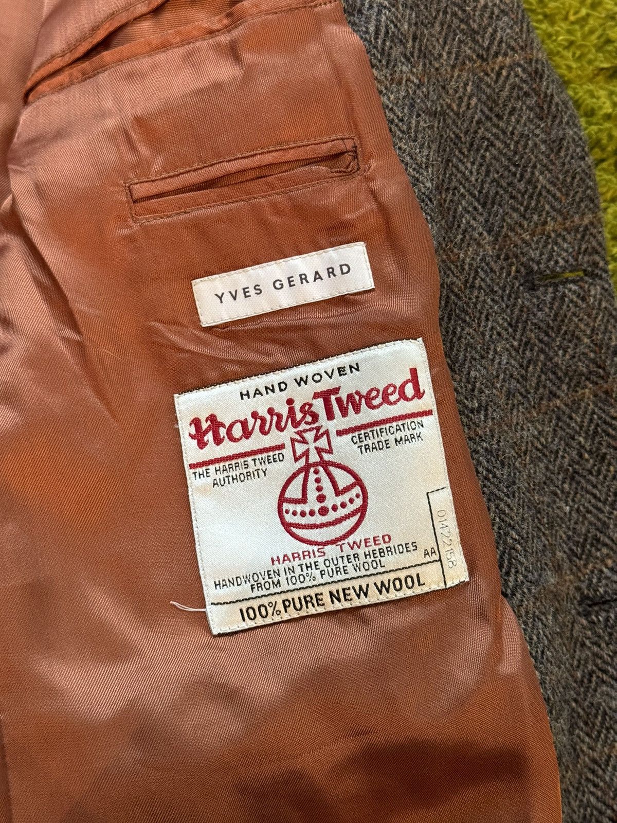 Harris Tweed × Vintage Harris Tweed 2000s vintage wool blazer Size 50R - 4 Thumbnail