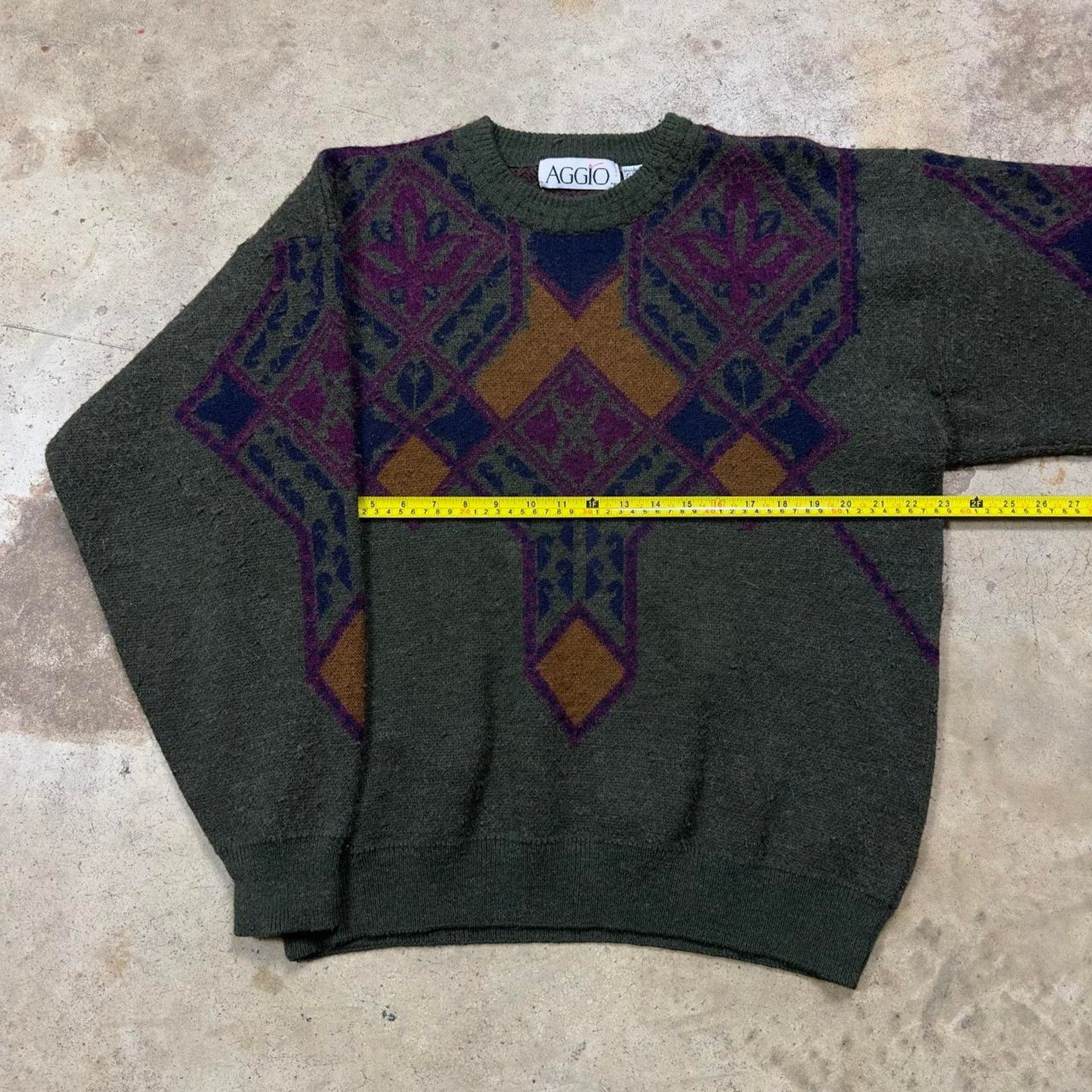 Coogi × Japanese Brand Vintage Casual Geometrical Abstract Style Wool Sweater Size US L / EU 52-54 / 3 - 4 Thumbnail