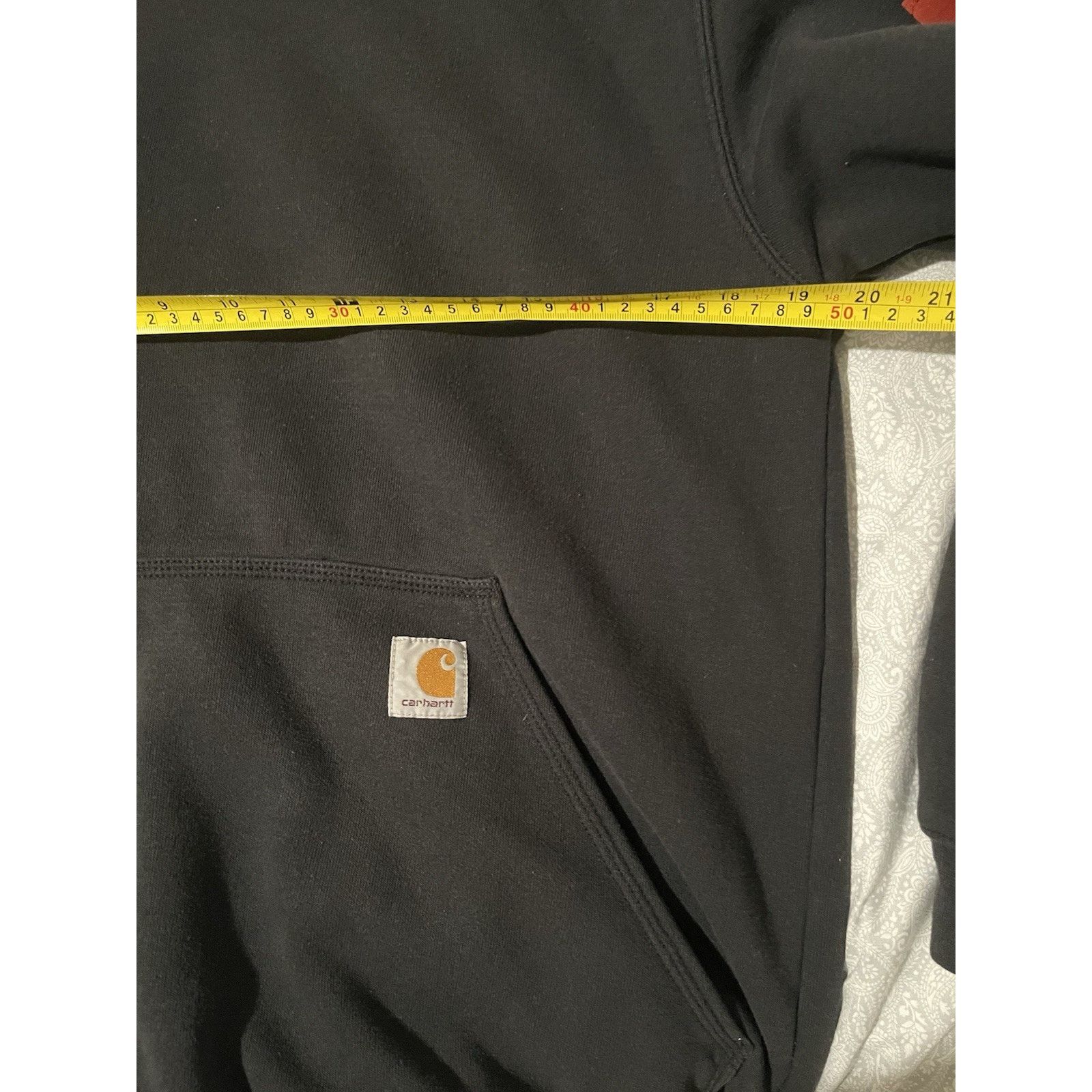 Carhartt Carhartt Hoodie Men’s Small Black Faded Original Fit Size US S / EU 44-46 / 1 - 8 Thumbnail