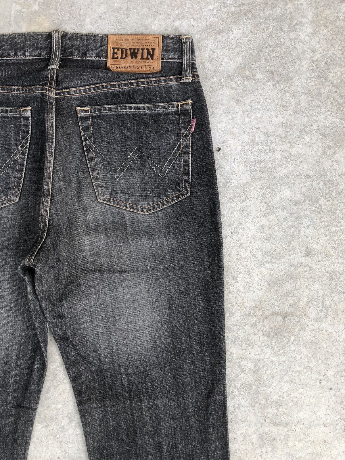 If Six Was Nine Japanese Edwin 800sx Flared Jeans Distressed Jeans Size US 31 - 10 Thumbnail