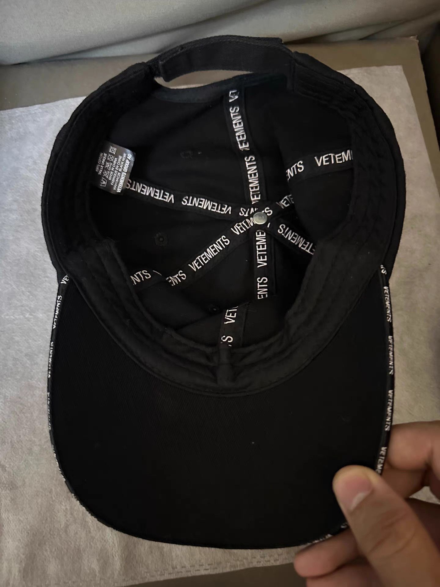 Vetements Vetements Text Logo Cap Size ONE SIZE - 4 Thumbnail