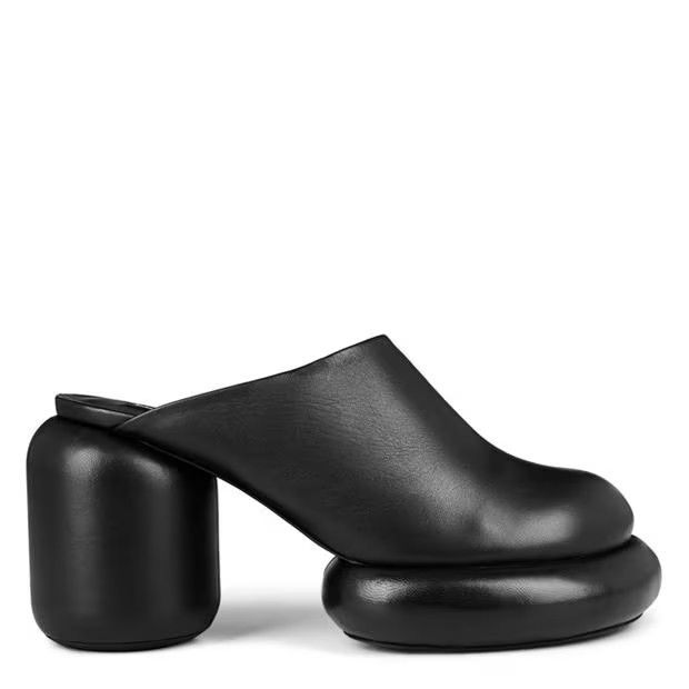 Jil Sander o1g2r1mq1024 Mules in Black Size US 9 / IT 39 - 1 Thumbnail
