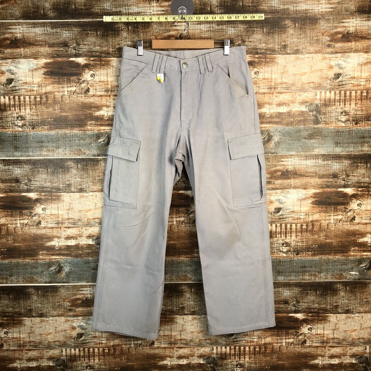 Carhartt DL Carhatt Grey Cargo Multipocket Pants #C109 Size US 32 / EU 48 - 2 Thumbnail