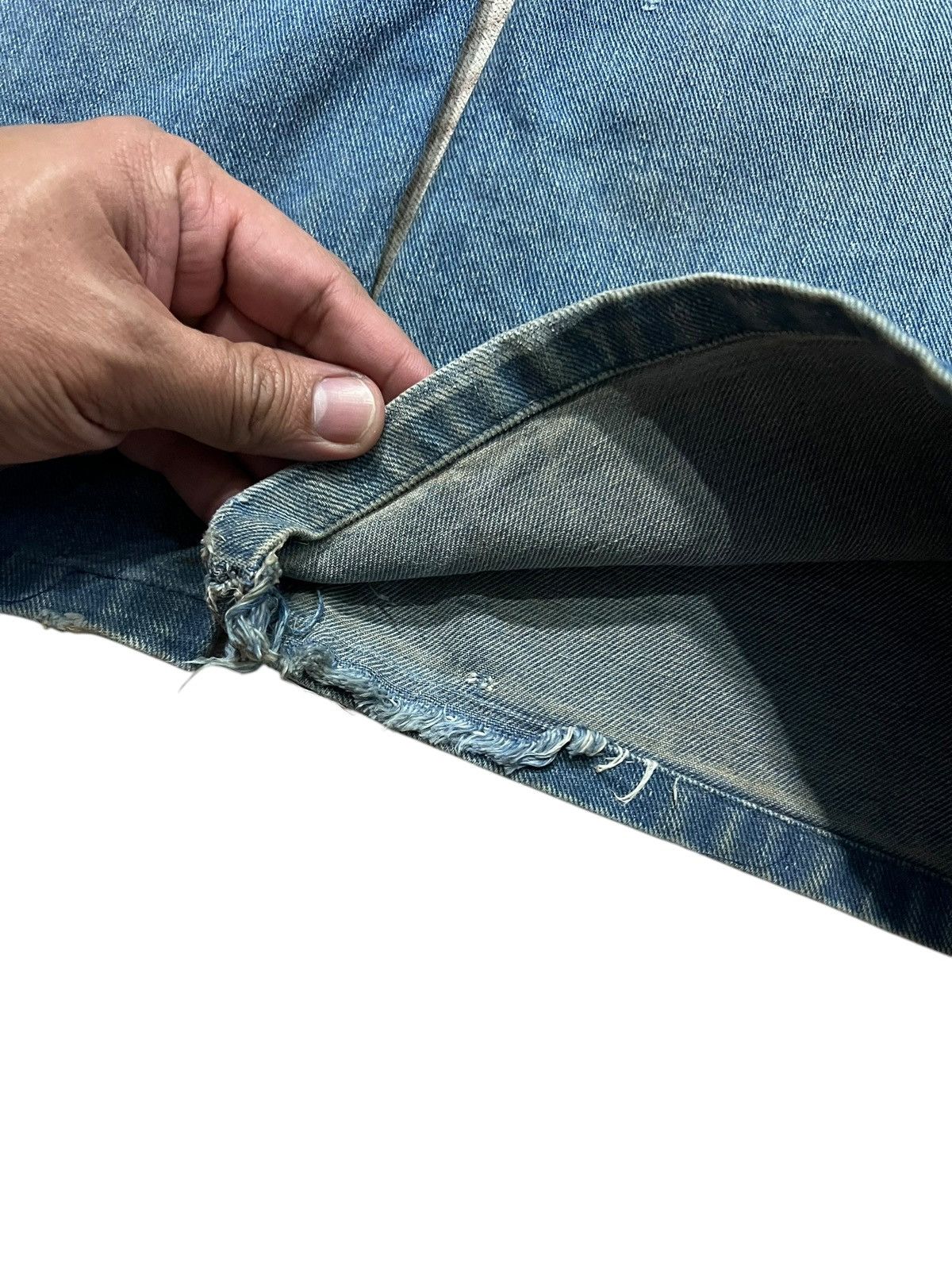 If Six Was Nine Vintage 80’s Bobson Western Flare Mud Wash Denim Size US 28 / EU 44 - 10 Thumbnail