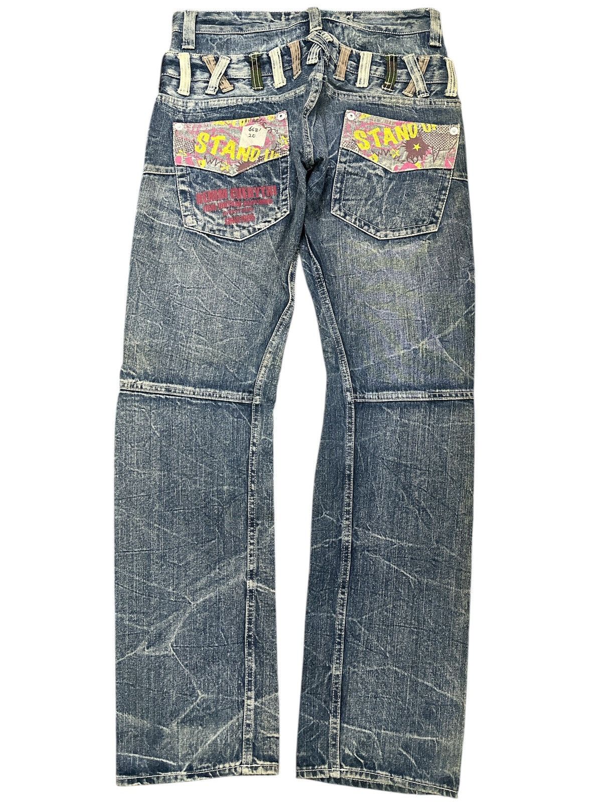 Kapital Double Waist With Branded Double Focus HoneyComb. Size US 32 / EU 48 - 4 Thumbnail