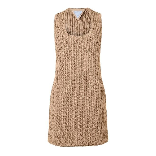 Bottega Veneta Bottega Veneta Scoop Neck Mini Slip Dress in Pink Size S / US 4 / IT 40 - 1 Thumbnail