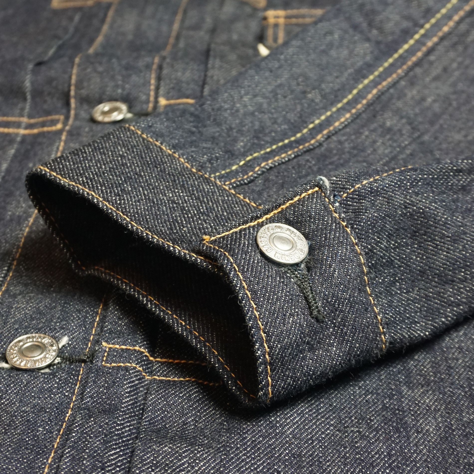 Japanese Brand DENIM BRIDGE Type 1 Jacket - Raw Selvedge - Made in Japan Size US XL / EU 56 / 4 - 5 Thumbnail