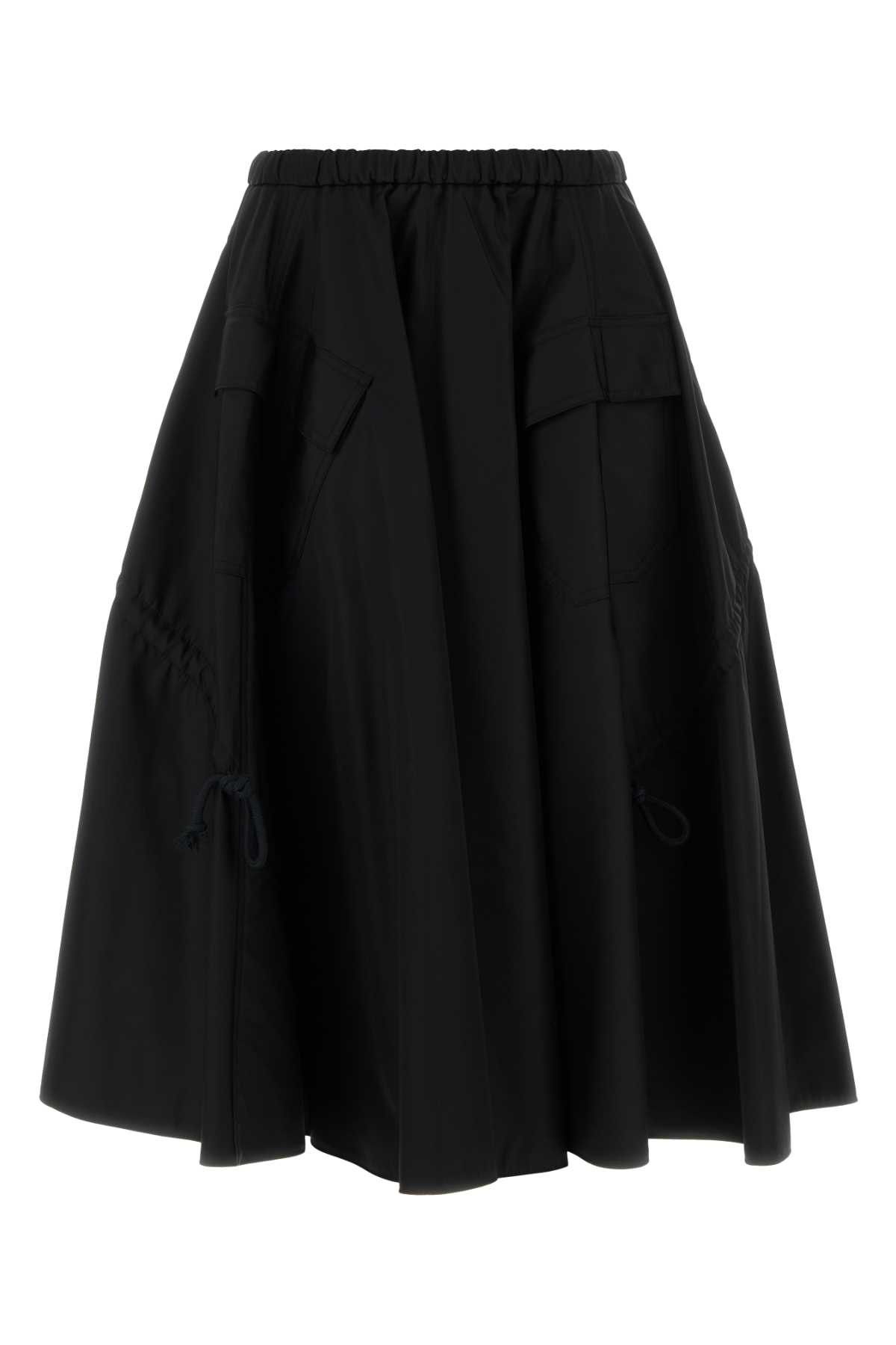 Prada Black Re-Nylon Skirt Size 28" / US 6 / IT 42 - 1 Thumbnail