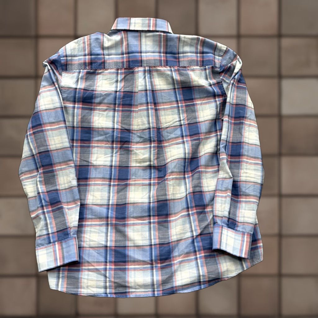 johnnie-O johnnie-O Shirt Mens Large Blue Plaid Long Sleeve Button-Up Casual Size US L / EU 52-54 / 3 - 1 Thumbnail