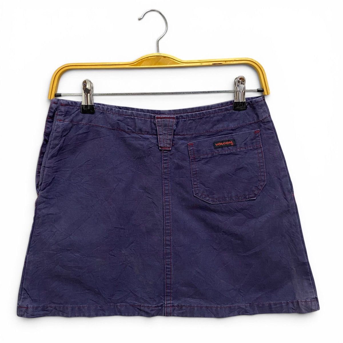 Volcom Vintage Volcom Stone Boardwear Mini Skirt Made In USA Size 3 Size 29" - 2 Thumbnail