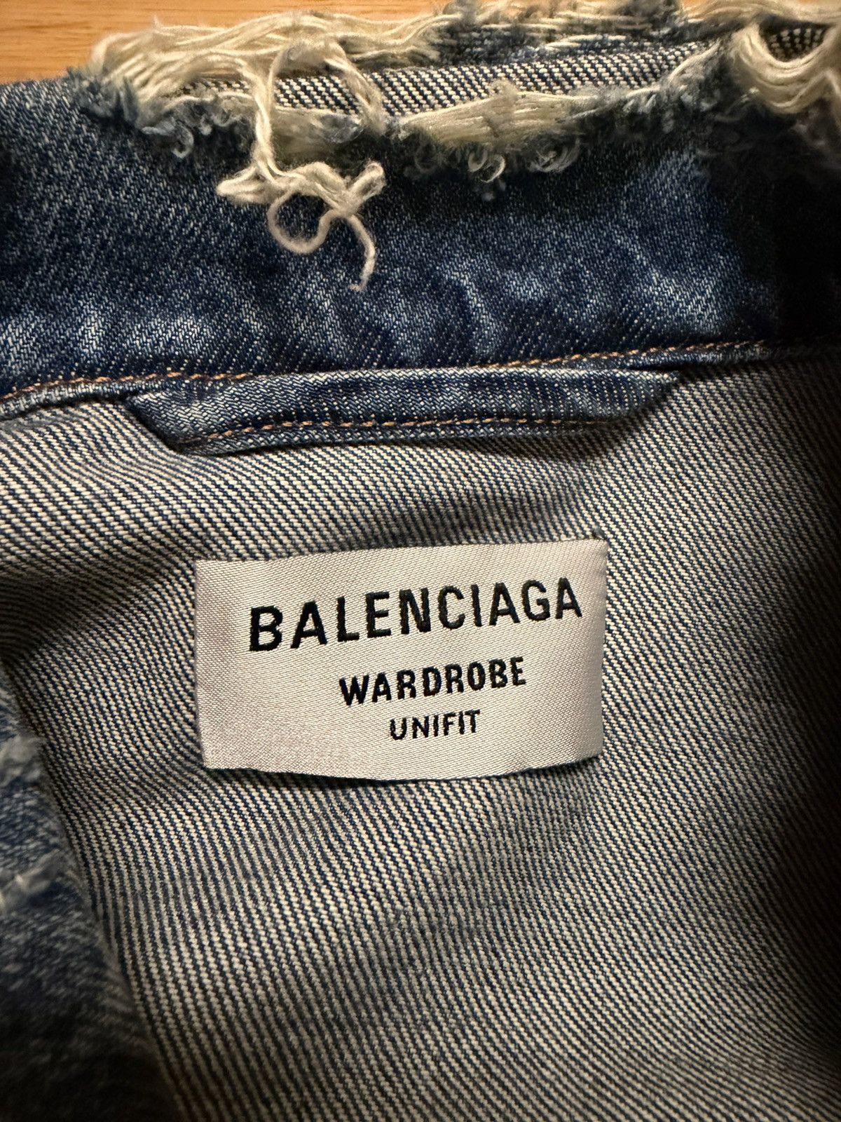 Balenciaga BALENCIAGA Scribble Oversized Denim Jacket Size US M / EU 48-50 / 2 - 11 Thumbnail