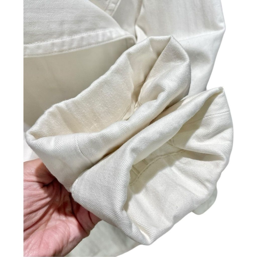 Everlane Everlane Ivory Organic Cotton Herringbone Twill Jacket US S Size S / US 4 / IT 40 - 9 Thumbnail