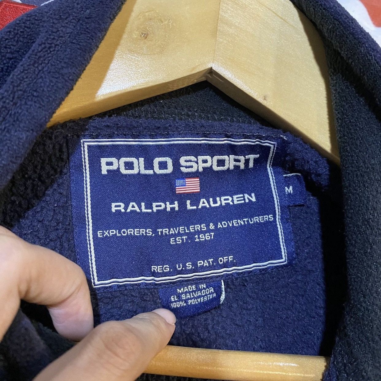 Polo Ralph Lauren VINTAGE Polo Sport Ralph Lauren Polartec Fleece Size US L / EU 52-54 / 3 - 14 Thumbnail