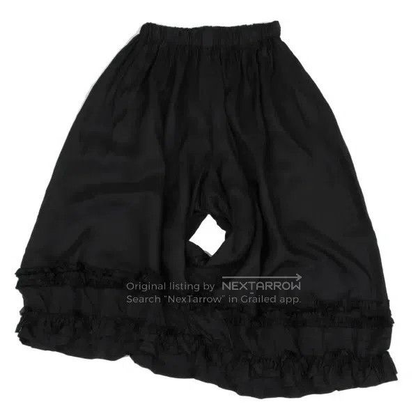 Comme des Garcons Comme Des Garcons size S Black retro lace pants Size 23" - 2 Thumbnail