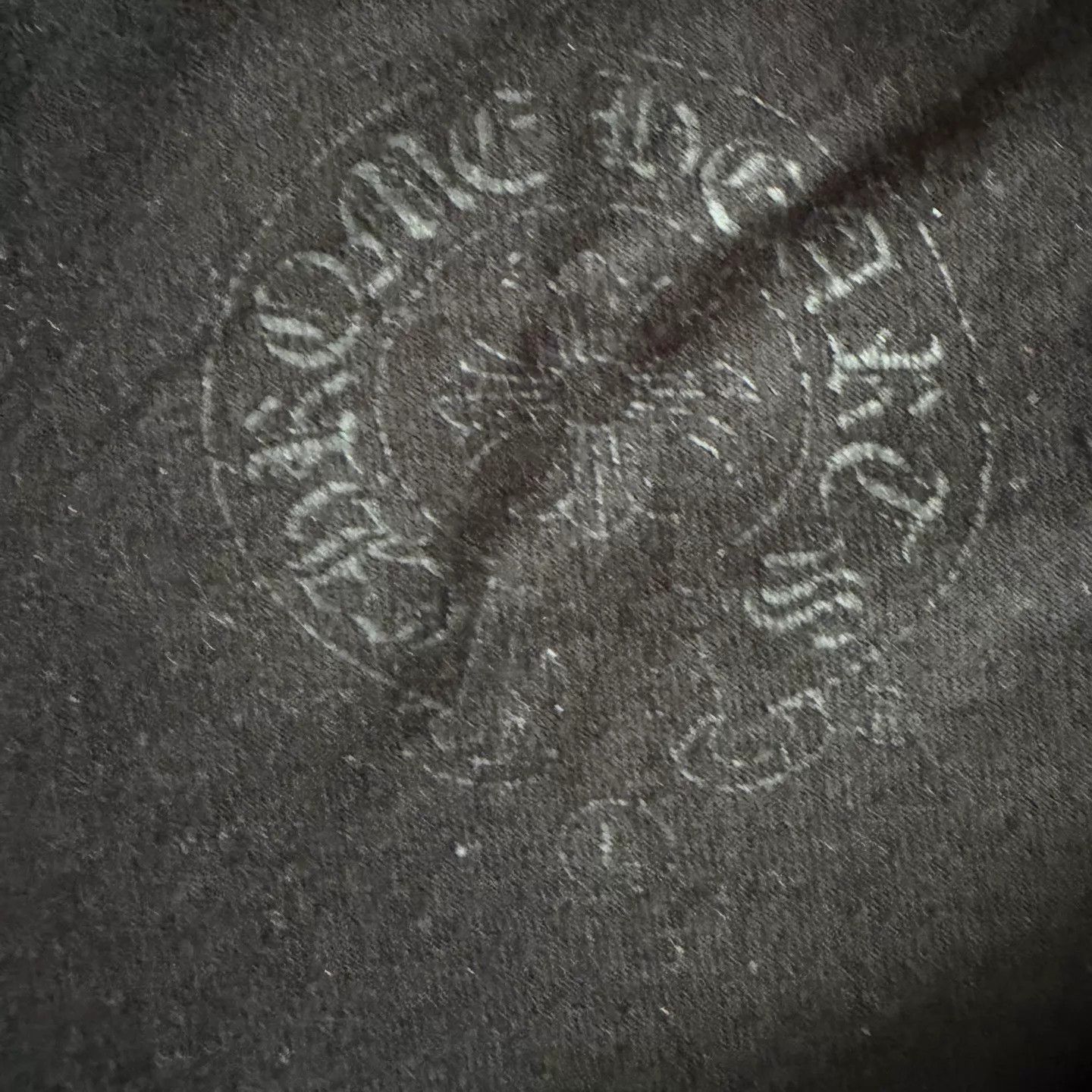 Chrome Hearts Chrome Hearts Black Scroll Trefoil Crew Neck SS L Size US L / EU 52-54 / 3 - 3 Thumbnail