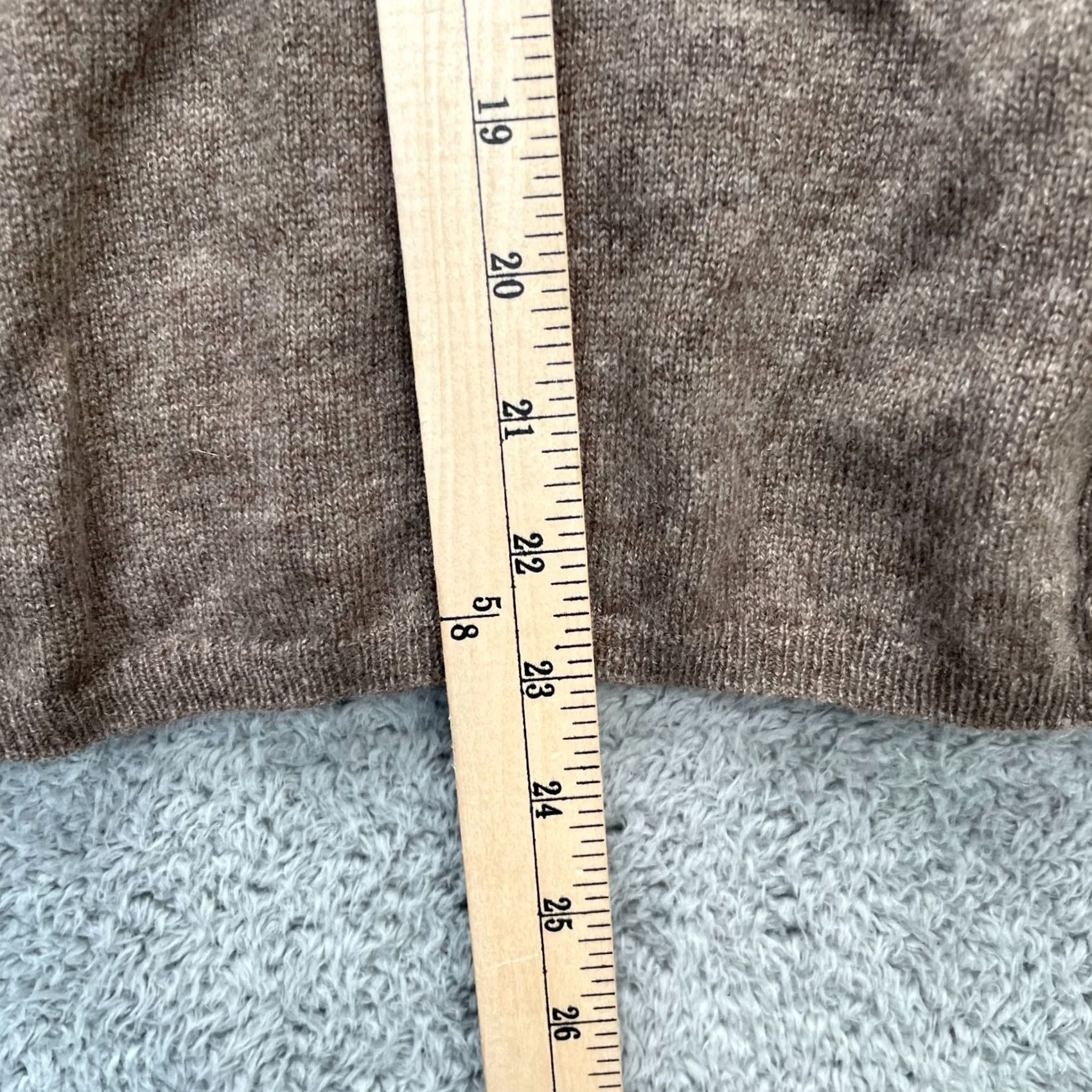 Joie VINTAGE Joie Sweater Womens Small Brown Cashmere Knit Drape Neck Reverse Edge Pullover Size S / US 4 / IT 40 - 6 Thumbnail