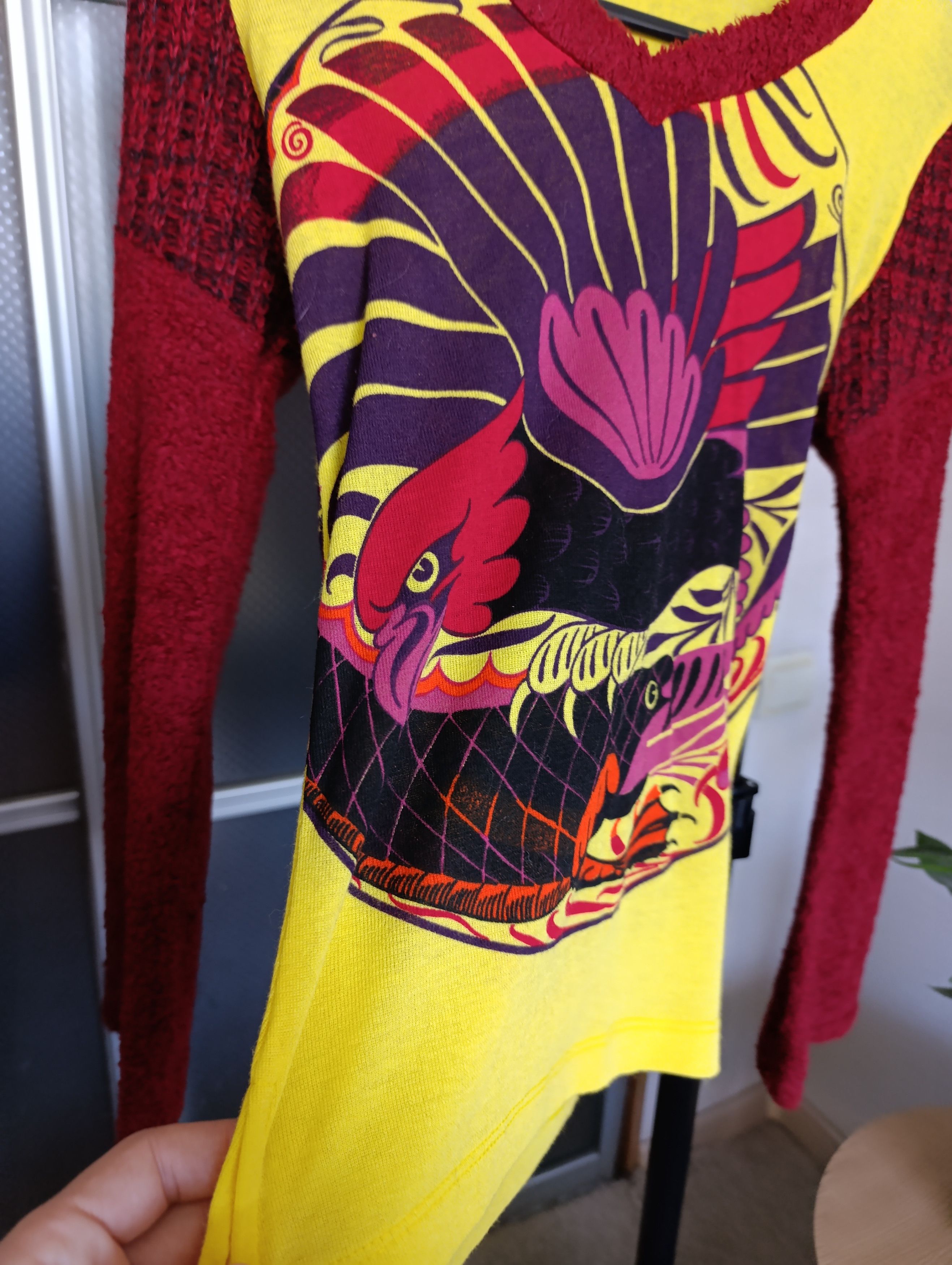 Custo Barcelona Y2K CUSTO BARCELONA EAGLE SOFT TOP LONG SLEEVE Size M / US 6-8 / IT 42-44 - 4 Thumbnail