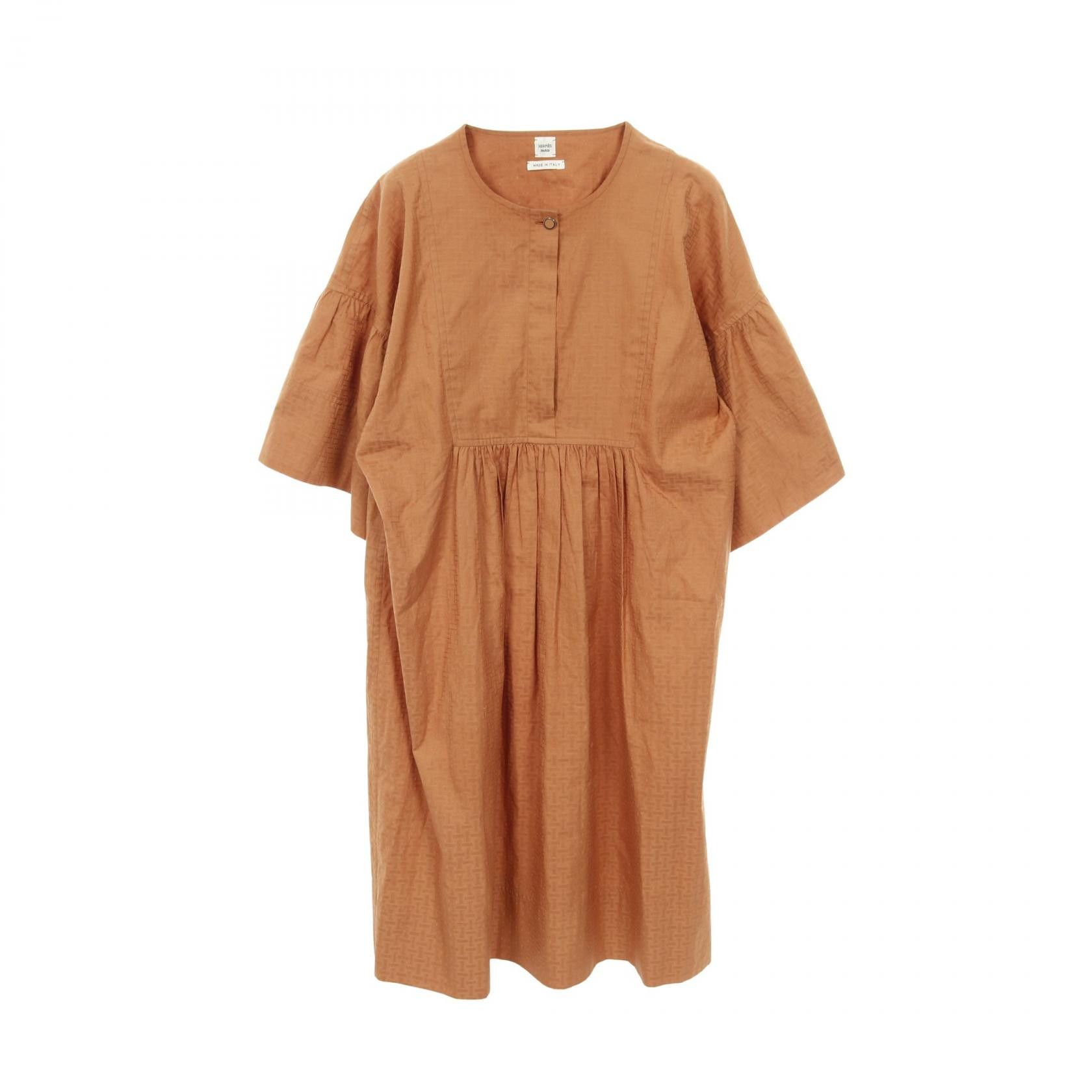 Hermes Hermes Hermes Bohemian Short Dress Cotton Dress Cotton Dresses DUTY FREE for USA Size ONE SIZE - 1 Thumbnail