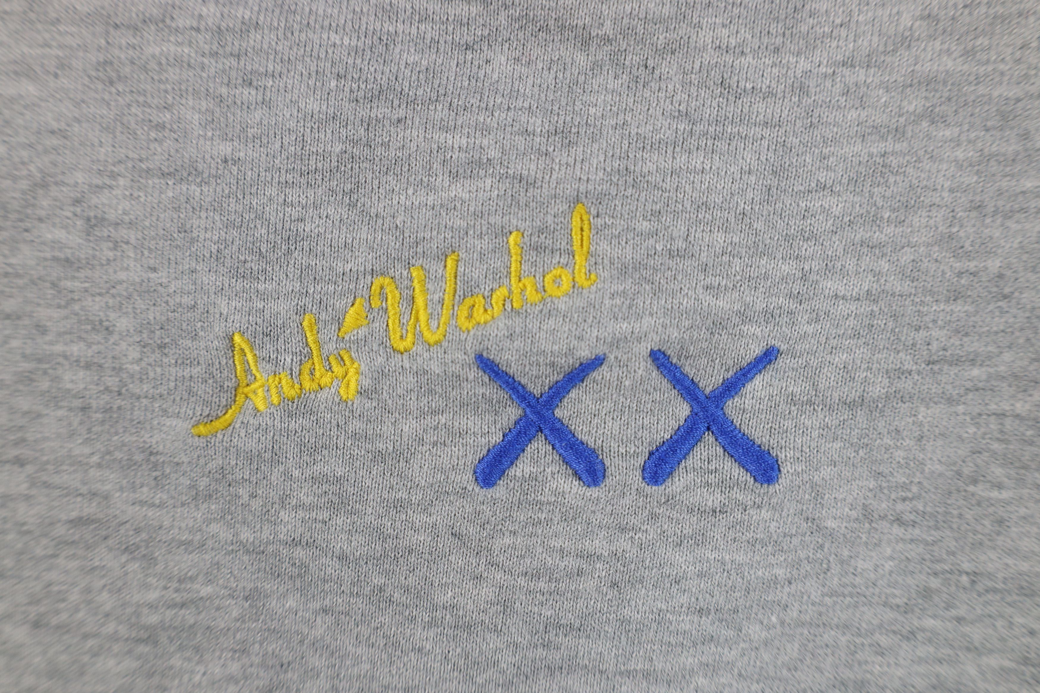 Uniqlo Uniqlo x Kaws x Andy Warhol Art French Terry Sweatshirt Gray Size US M / EU 48-50 / 2 - 10 Thumbnail