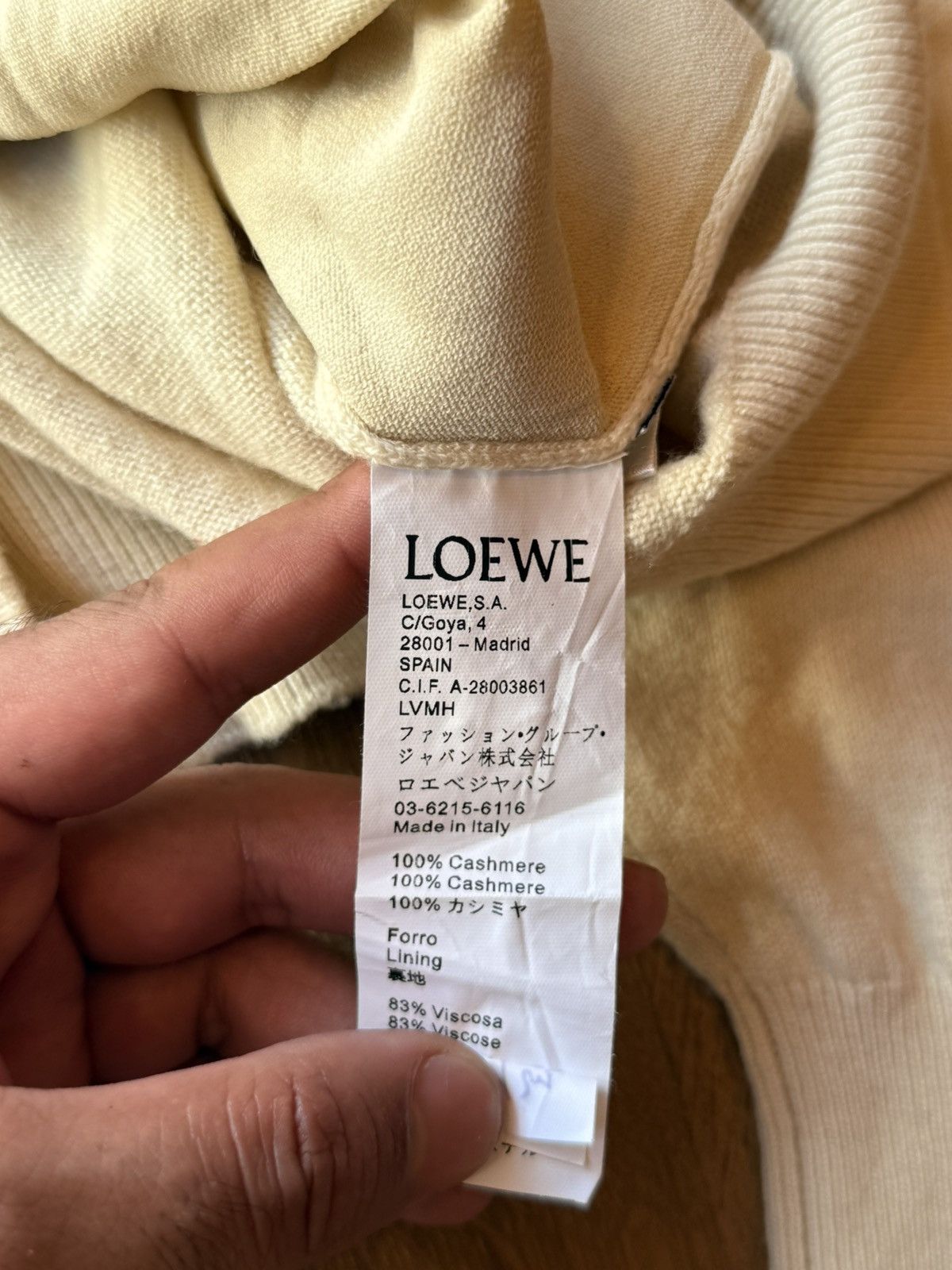 Loewe LOEWE Logo-print fringe cashmere sweater Size M / US 6-8 / IT 42-44 - 6 Thumbnail