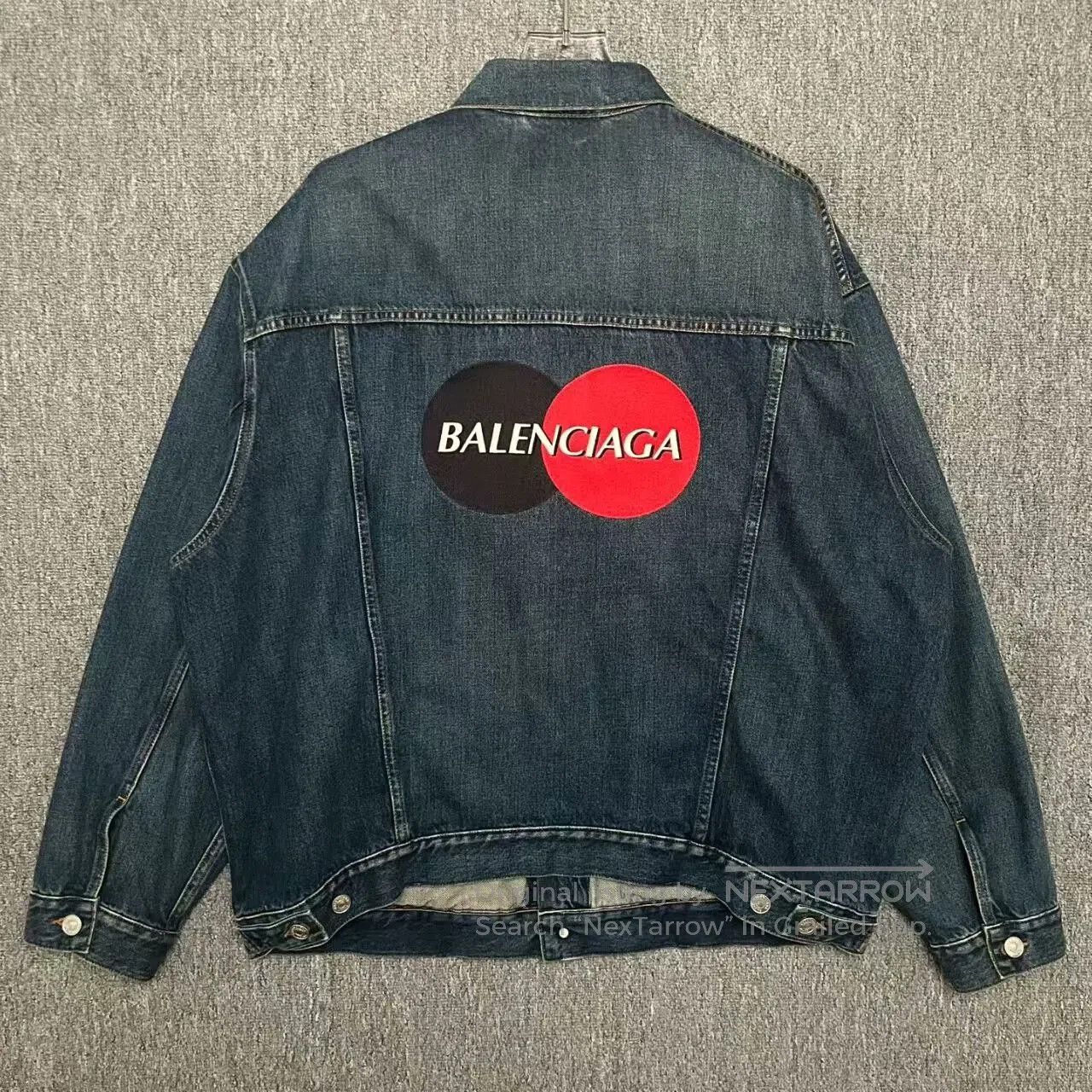 Balenciaga blenciaga washed denim jacket size 36. Size US M / EU 48-50 / 2 - 2 Thumbnail