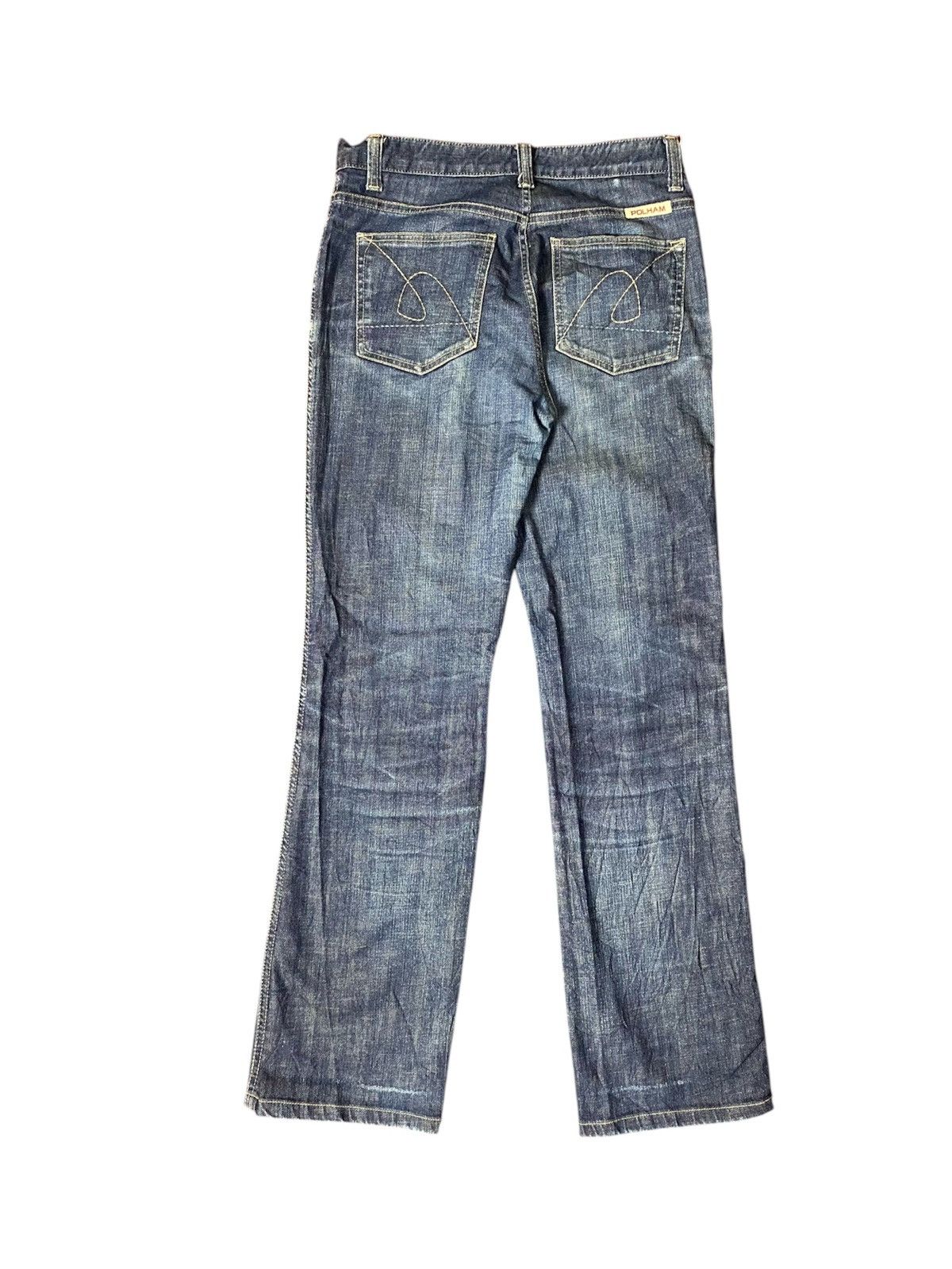 14th Addiction × Japanese Brand Vintage Polham jeans Size US 31 - 3 Thumbnail
